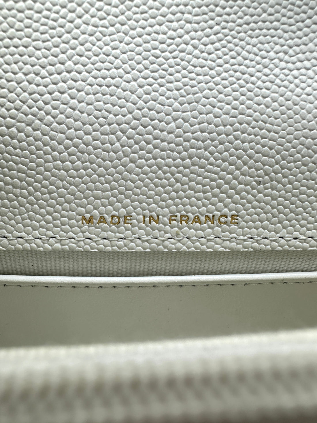 Chanel CoCo Casino White Quilted Calfskin Flap Wallet On Chain(EX***45) IRIS015