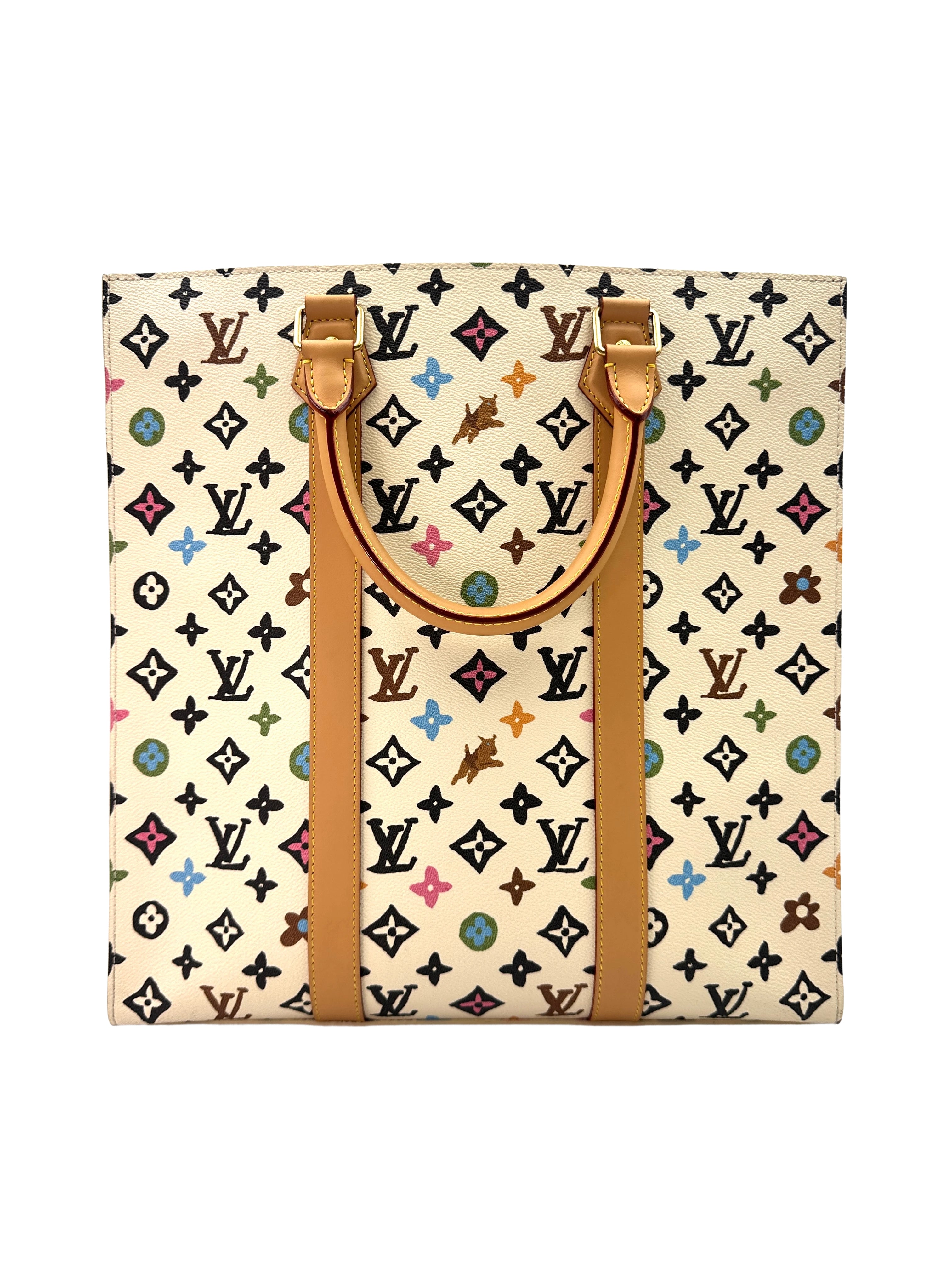 Louis Vuitton x Tyler Vanilla Monogram Craggy Sac Plat Handle Bag IRIS018