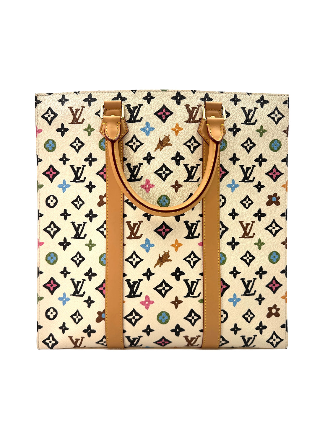 Louis Vuitton x Tyler Vanilla Monogram Craggy Sac Plat Handle Bag IRIS018