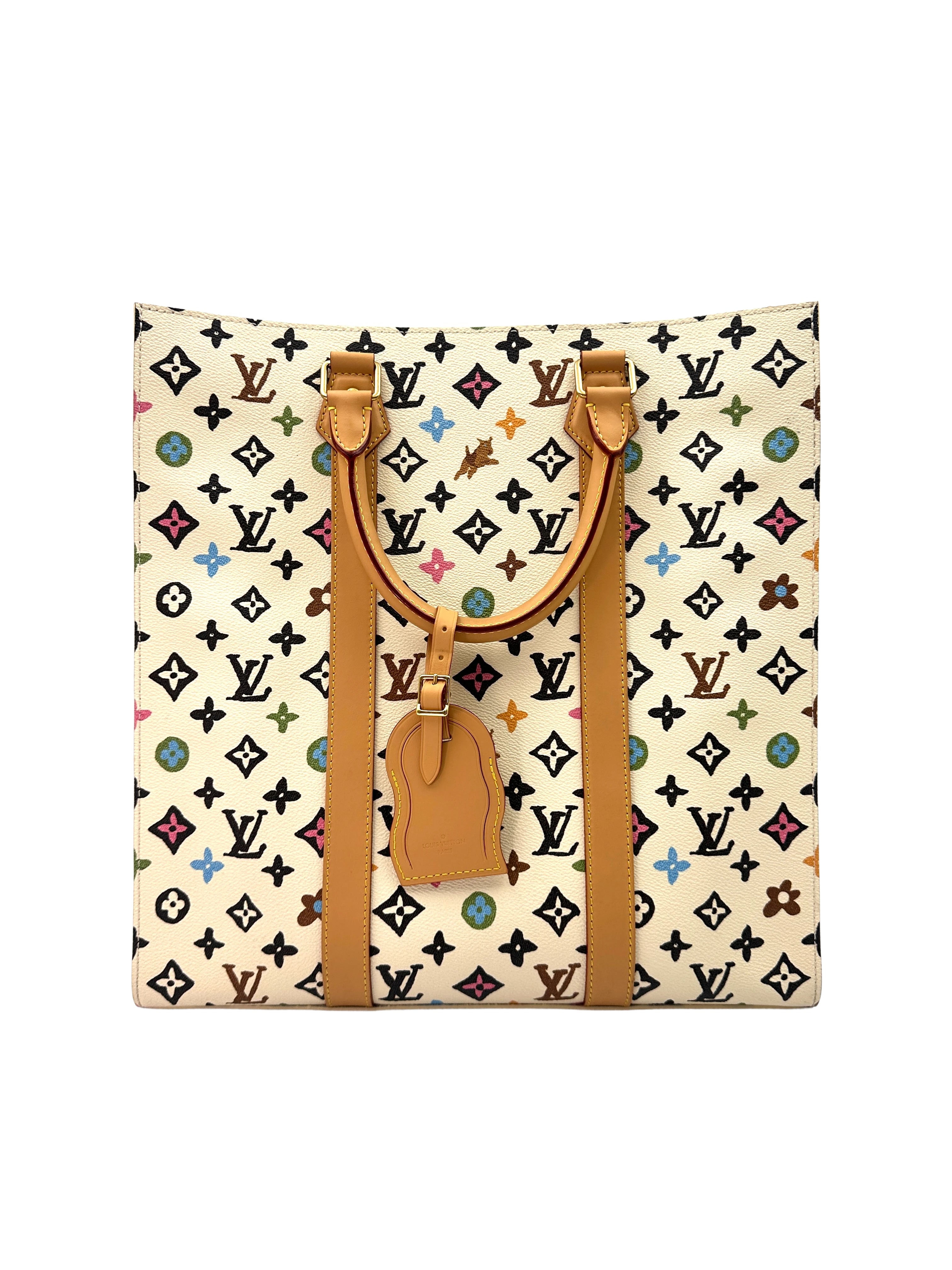 Louis Vuitton x Tyler Vanilla Monogram Craggy Sac Plat Handle Bag IRIS018