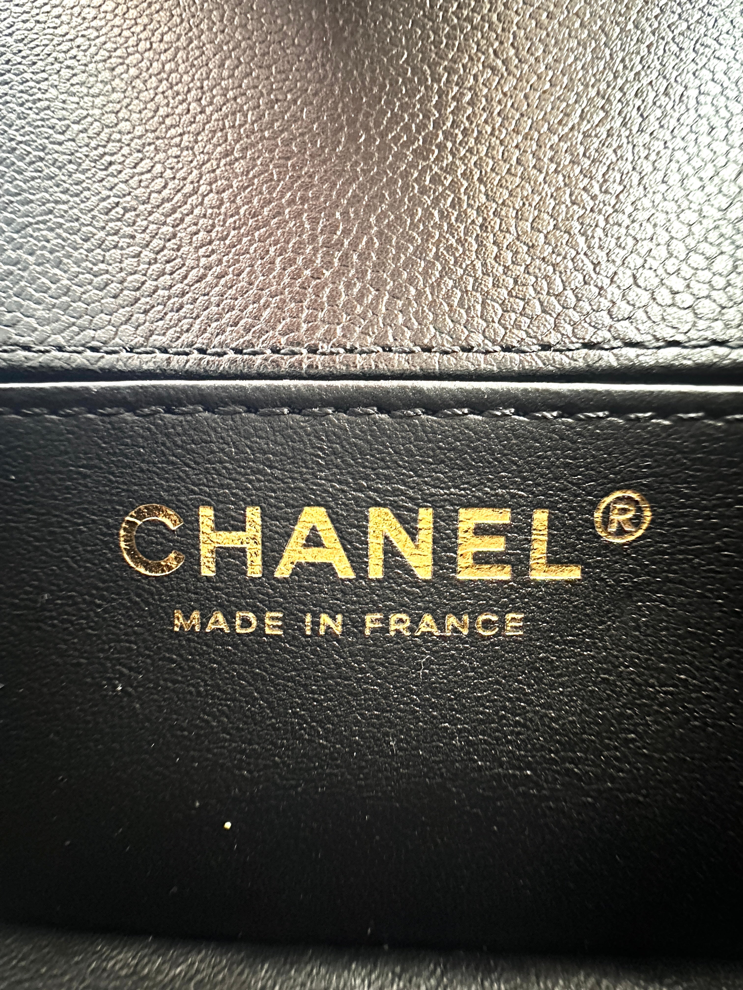 Chanel LeBoy Black Quilted Leather Mini Flap Bag With Gold Buckle(GG***H0) CC1423