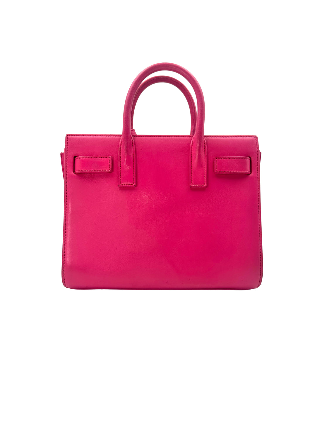 Saint Laurent Sac De Jour Pink Leather Small Size Handle Bag SL161