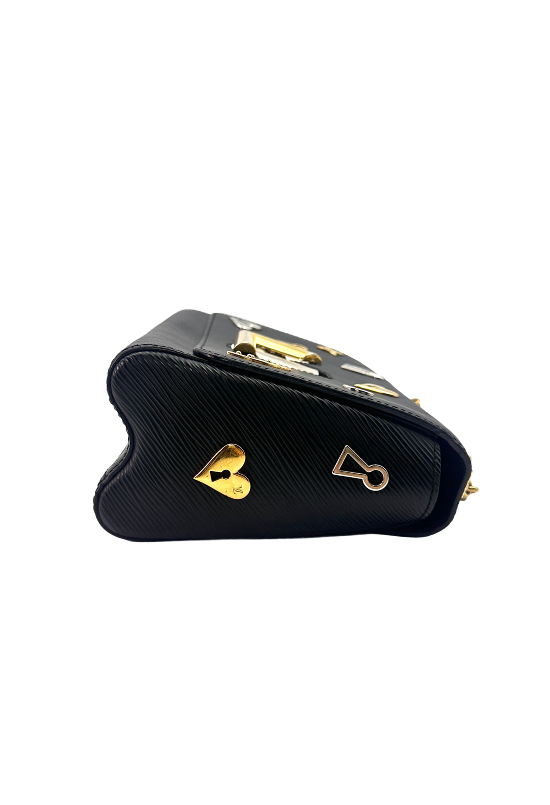 Louis Vuitton Love Lock Twist Black Epi Leather Shoulder Bag LV1947