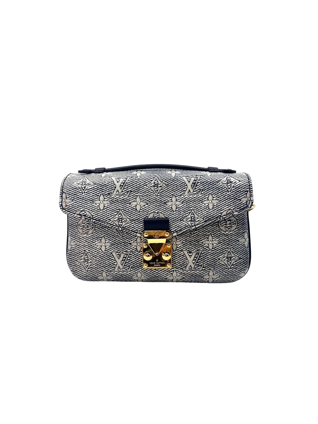 Louis Vuitton Monoglam East West Blue Pochette Metis LV1951