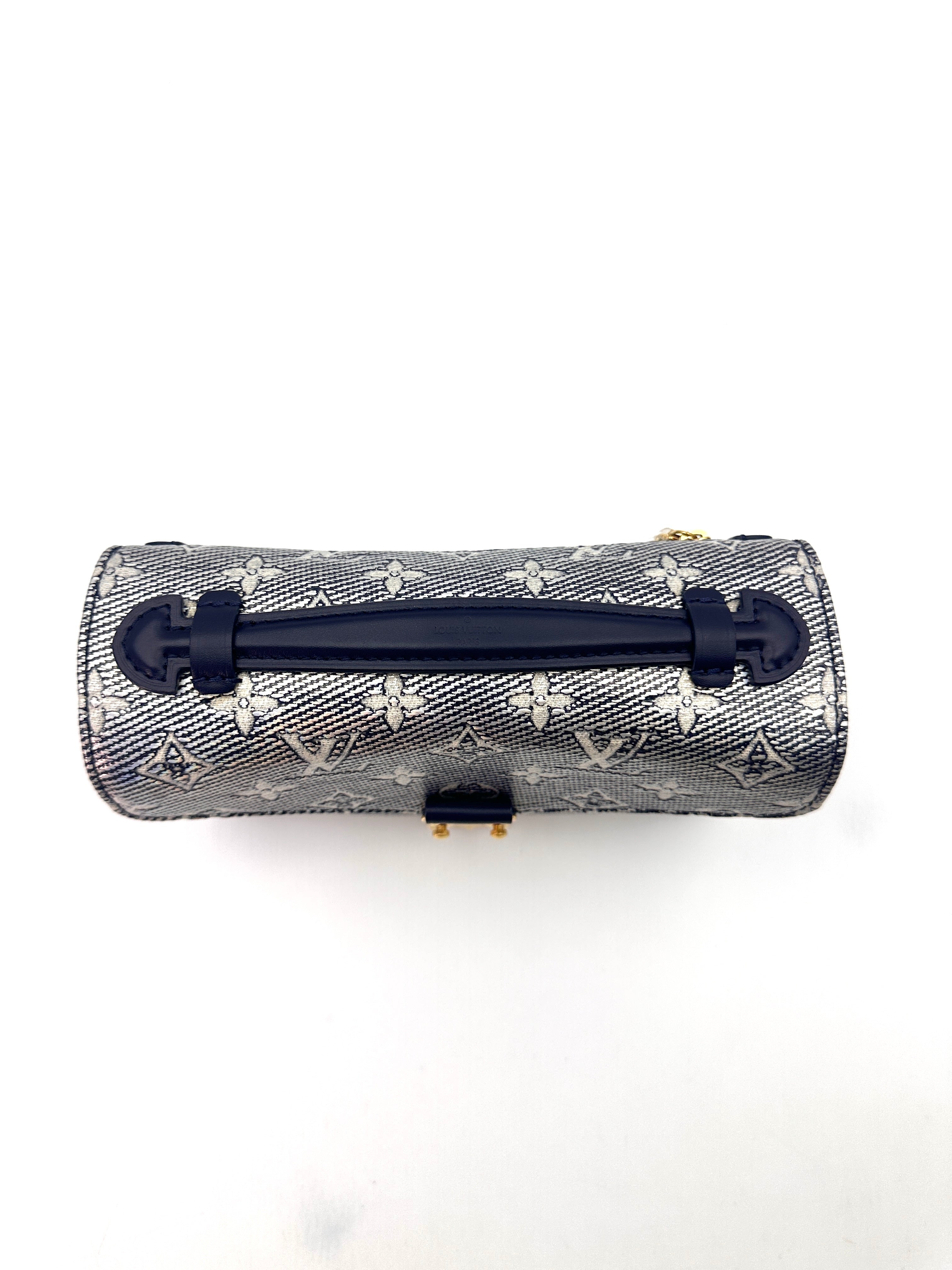 Louis Vuitton Monoglam East West Blue Pochette Metis LV1951