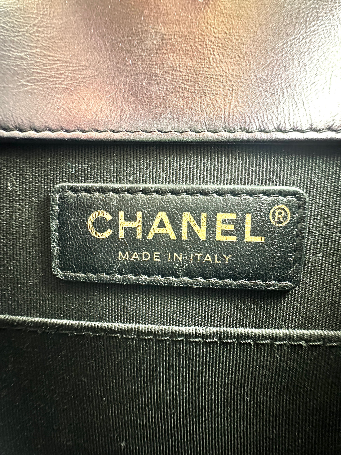 Chanel North South LeBoy Black Quilted Calfskin Shoulder Bag With Gold Buckle(27***18) CC1426