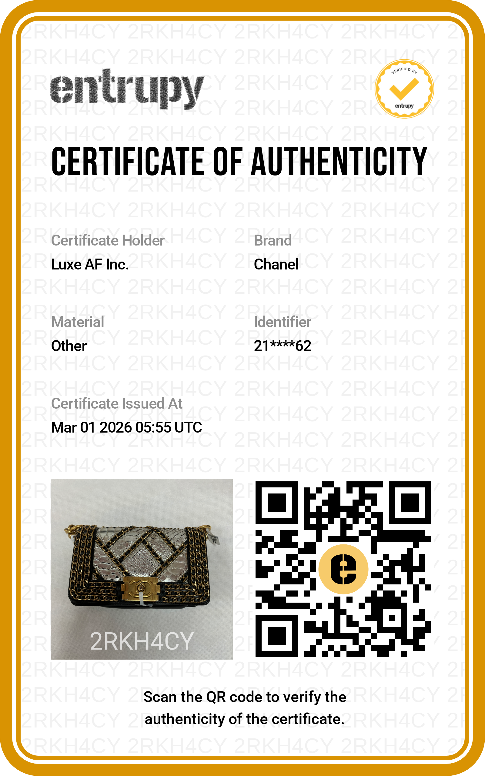 Chanel LeBoy Metallic Blue Python & Woven Gold Chain Detail Flap Bag With Gold Buckle(21***62) CC1424