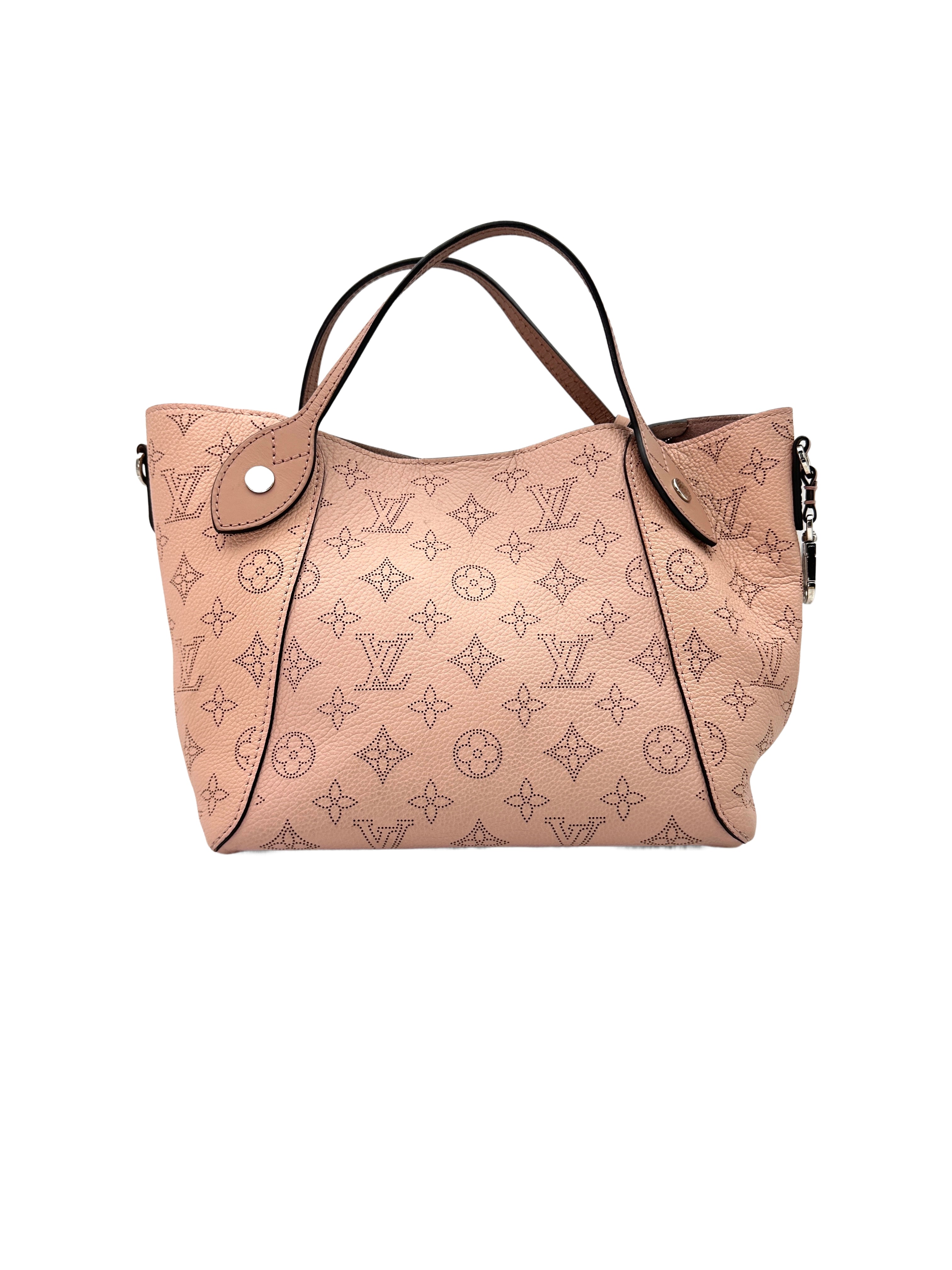 Louis Vuitton Hina PInk Leather Tote Handle Bag With Pouch LV1966