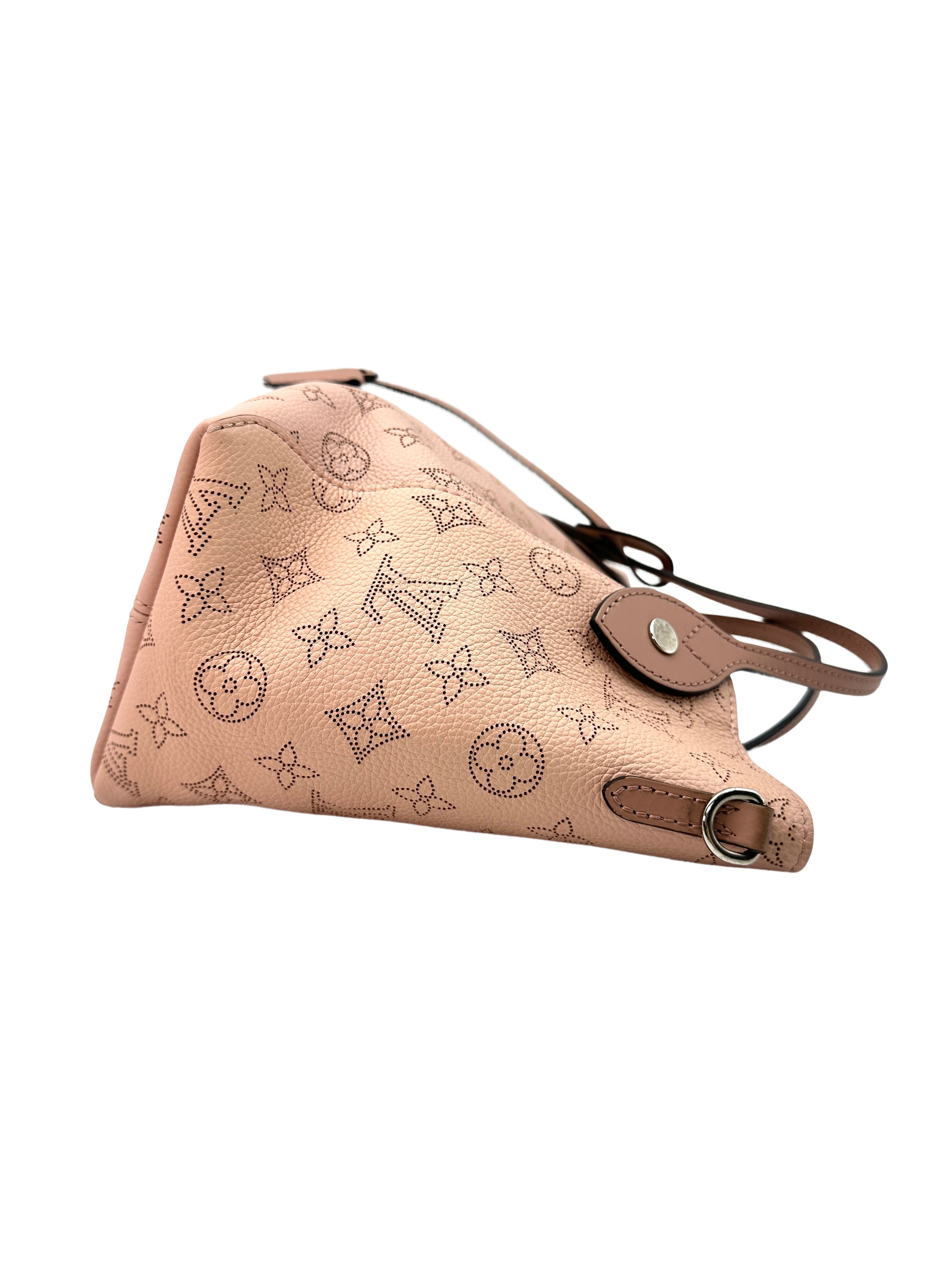 Louis Vuitton Hina PInk Leather Tote Handle Bag With Pouch LV1966