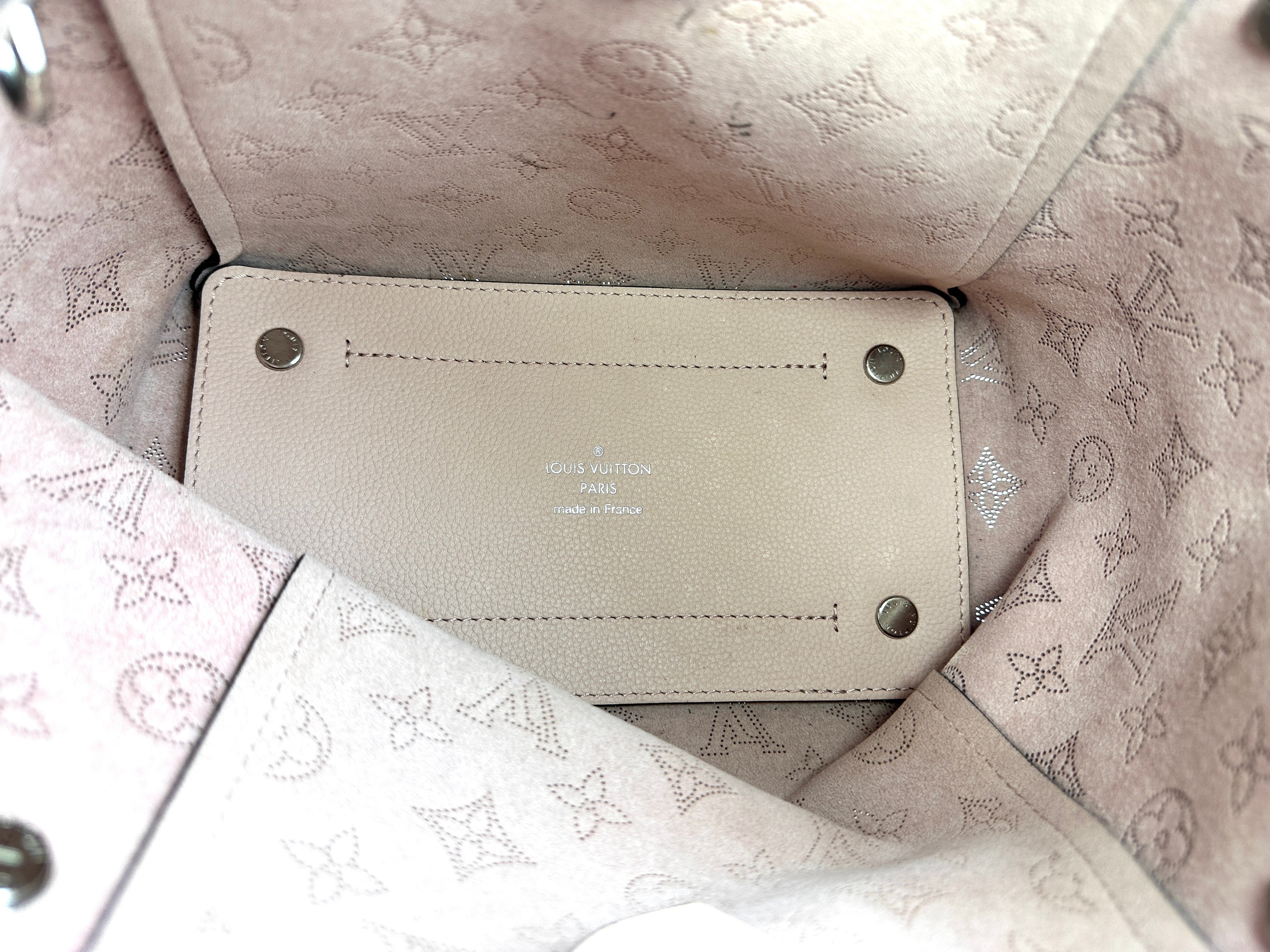 Louis Vuitton Hina PInk Leather Tote Handle Bag With Pouch LV1966