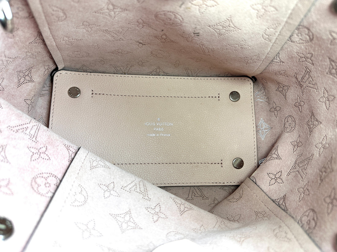 Louis Vuitton Hina PInk Leather Tote Handle Bag With Pouch LV1966