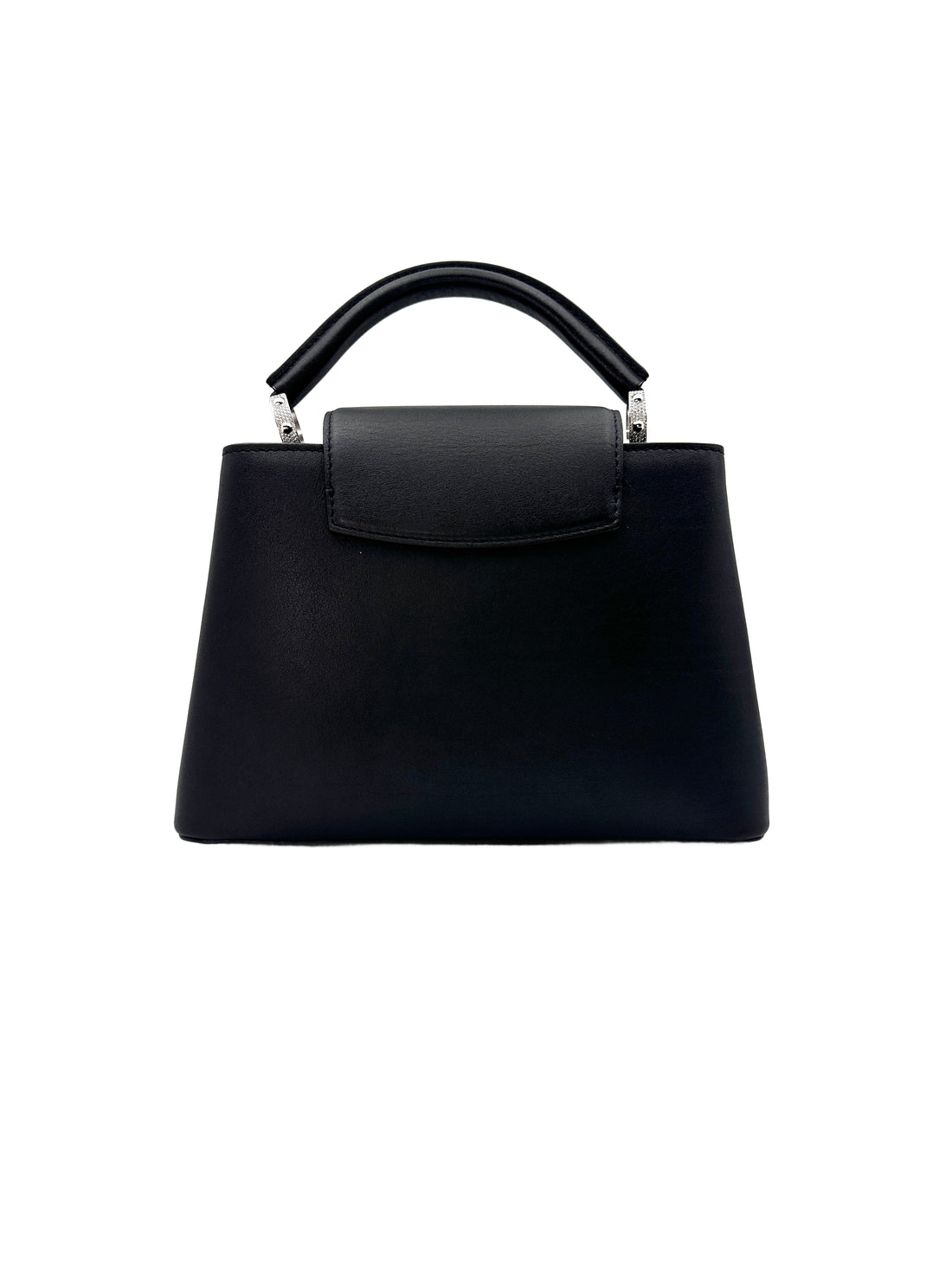 Louis Vuitton Capucines BB Crystal Flowers Black Taurillon Leather Handle Bag LV1960