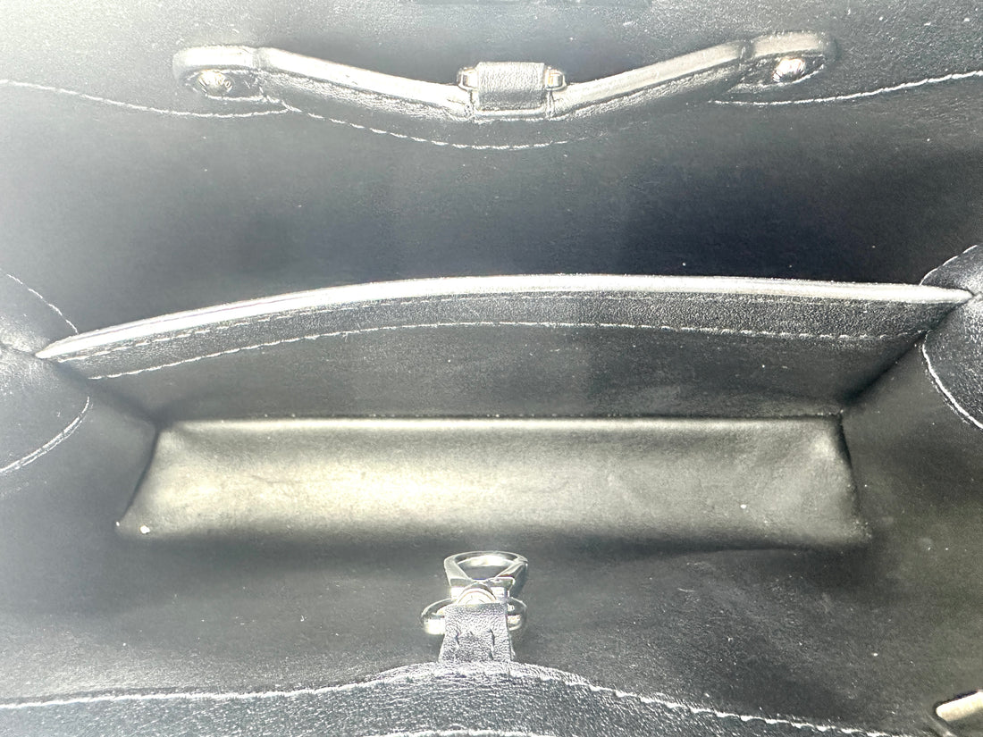 Louis Vuitton Capucines BB Crystal Flowers Black Taurillon Leather Handle Bag LV1960