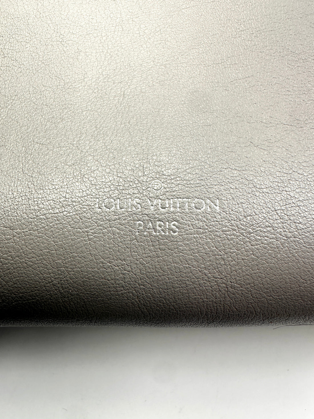 Louis Vuitton Slim Trunk Light Blue Leather Shoulder Bag With Silver Hardware LV1958