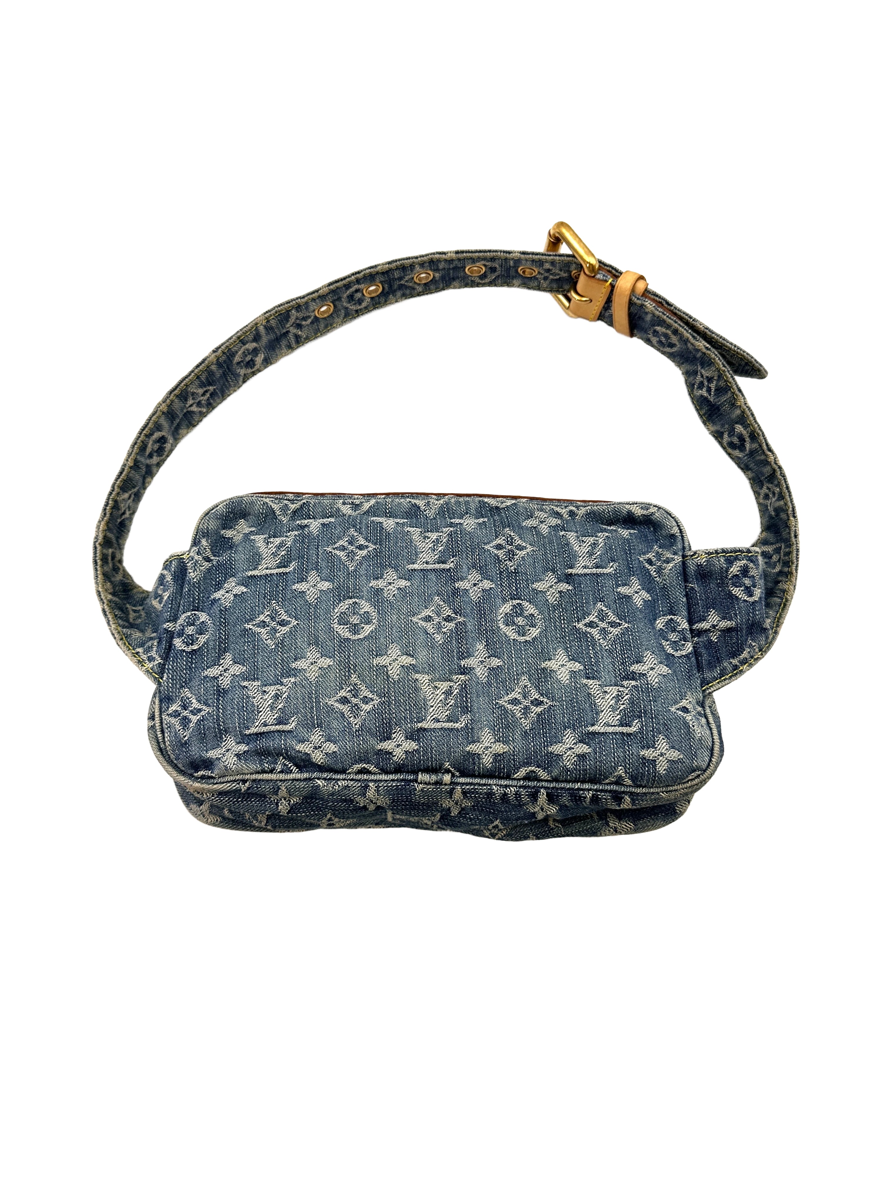 Louis Vuitton Blue Monogram Denim Bum Bag LV1964