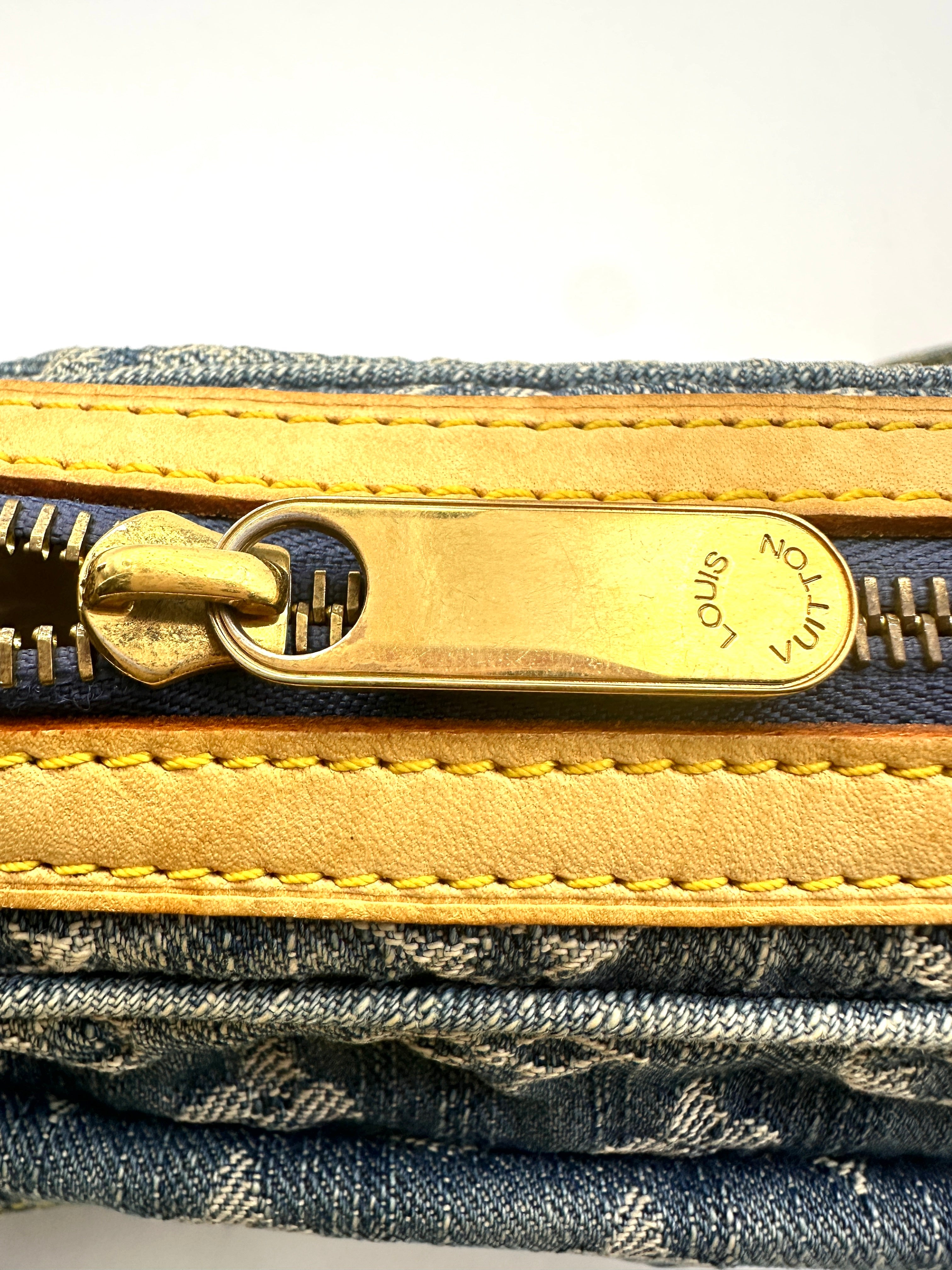 Louis Vuitton Blue Monogram Denim Bum Bag LV1964