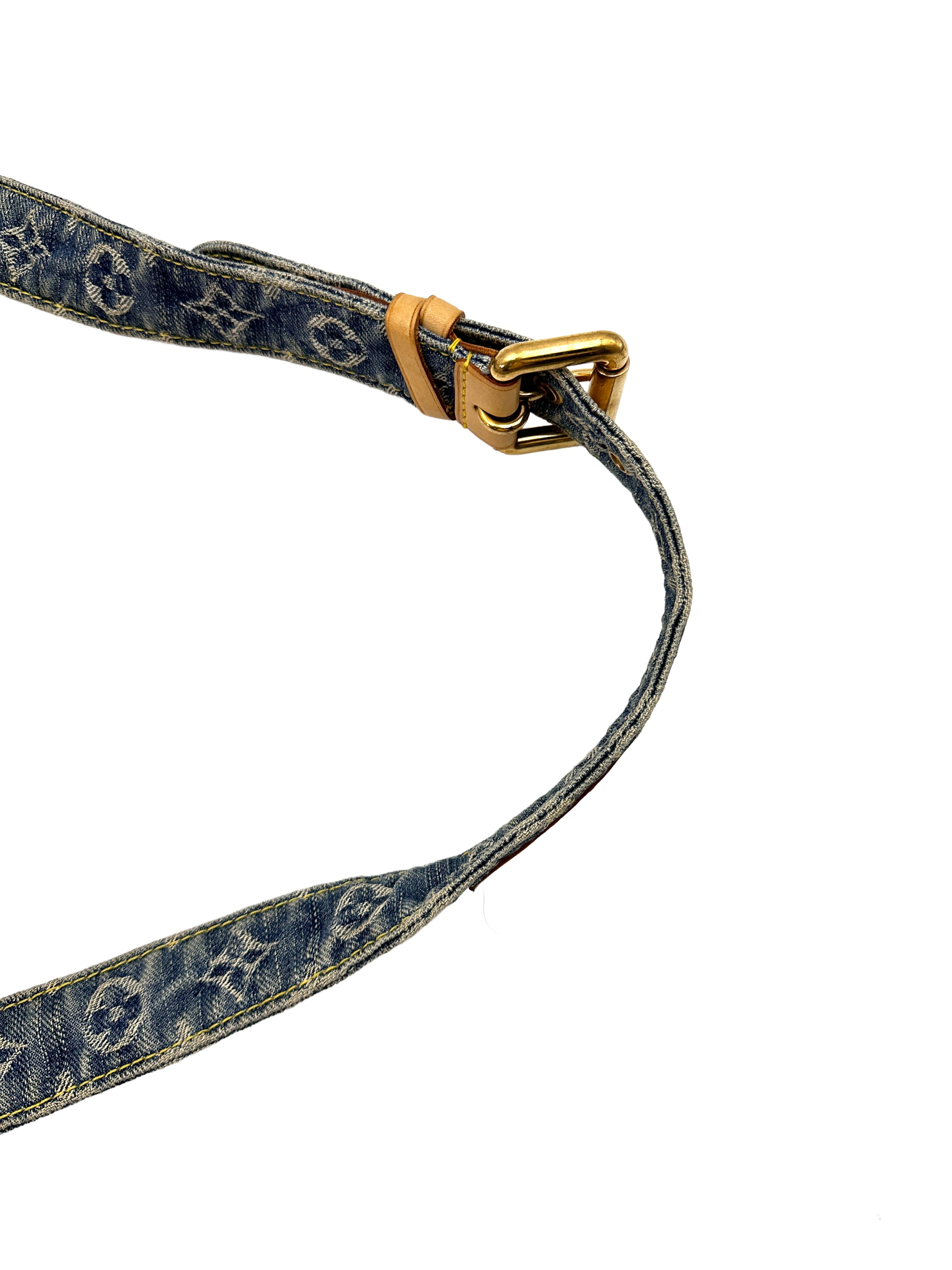 Louis Vuitton Blue Monogram Denim Bum Bag LV1964