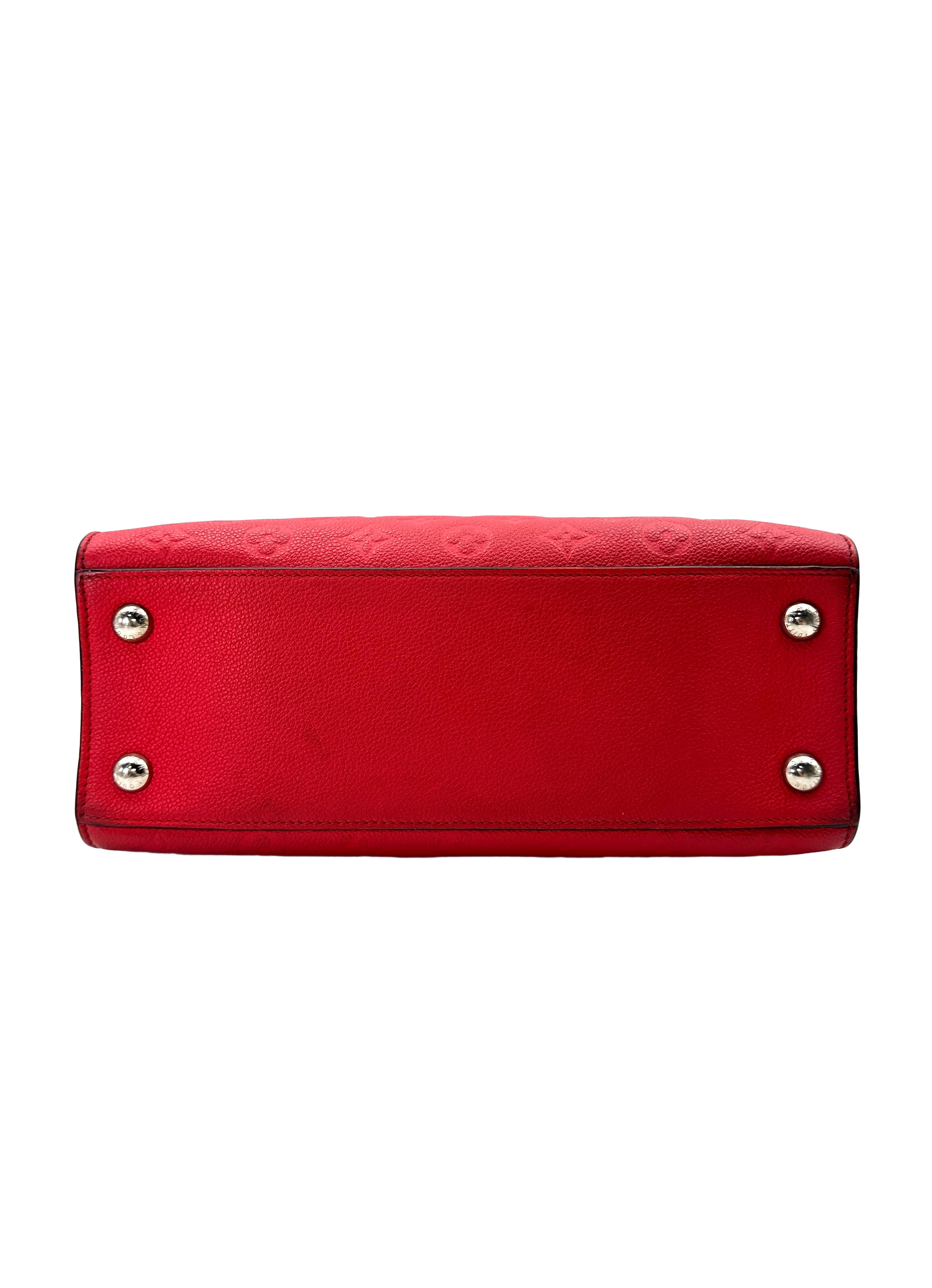 Louis Vuitton MM Red Monogram Empreinte Handle Bag LV1963