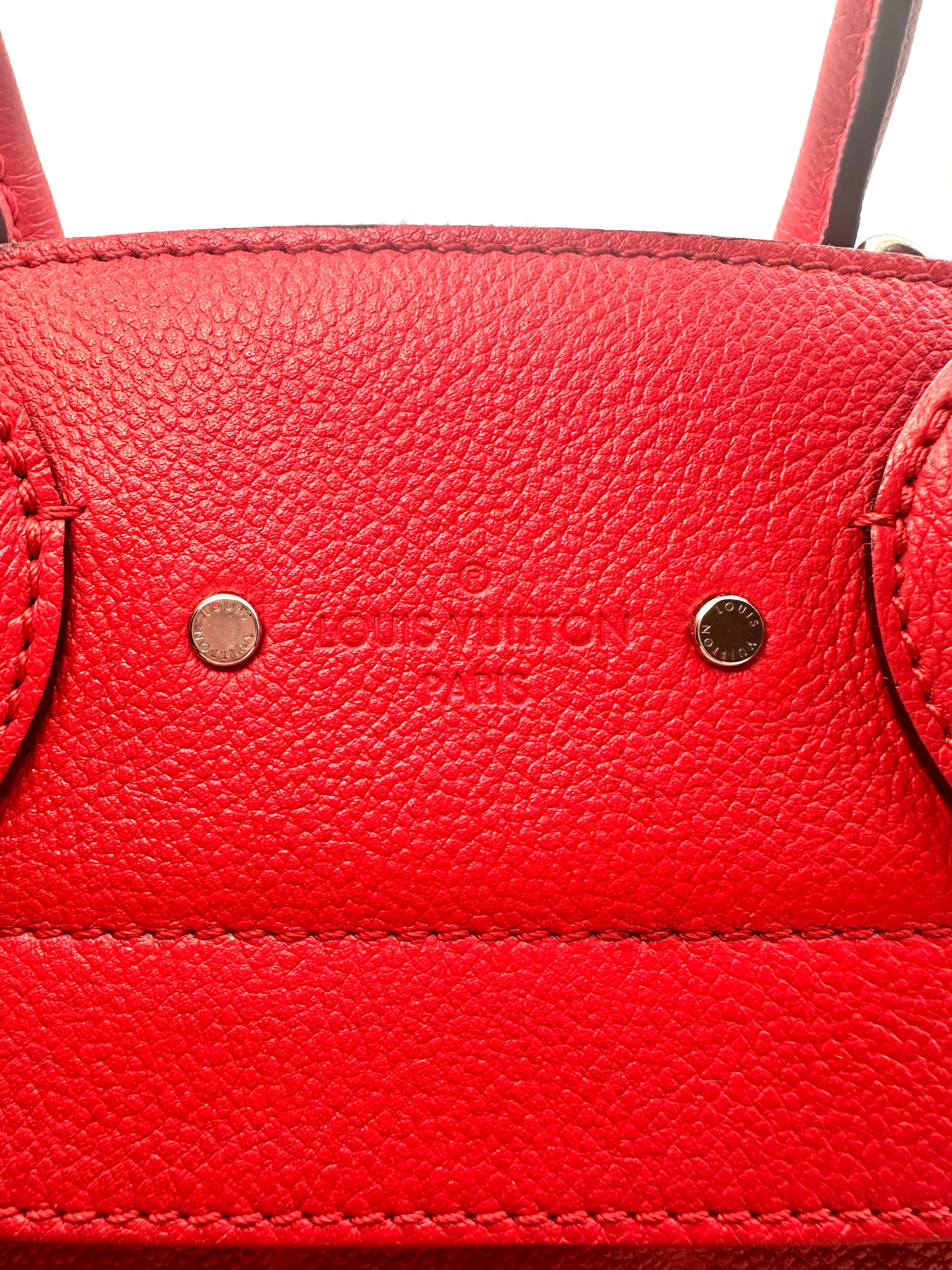 Louis Vuitton MM Red Monogram Empreinte Handle Bag LV1963