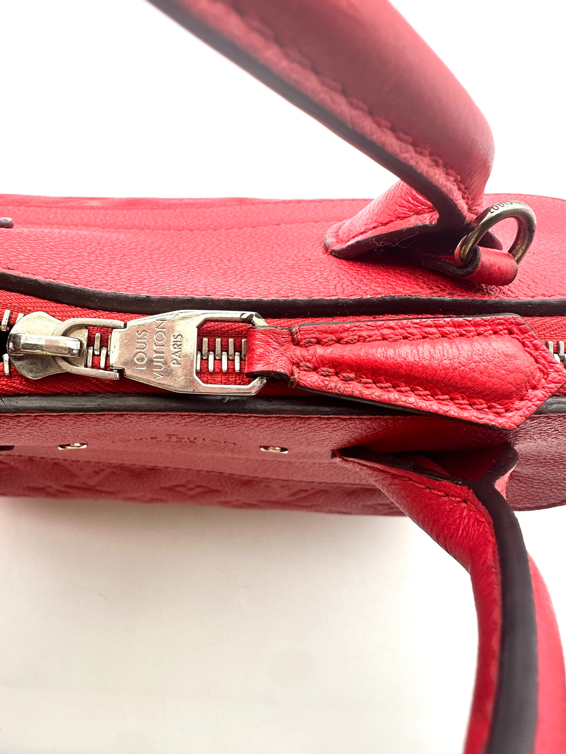 Louis Vuitton MM Red Monogram Empreinte Handle Bag LV1963