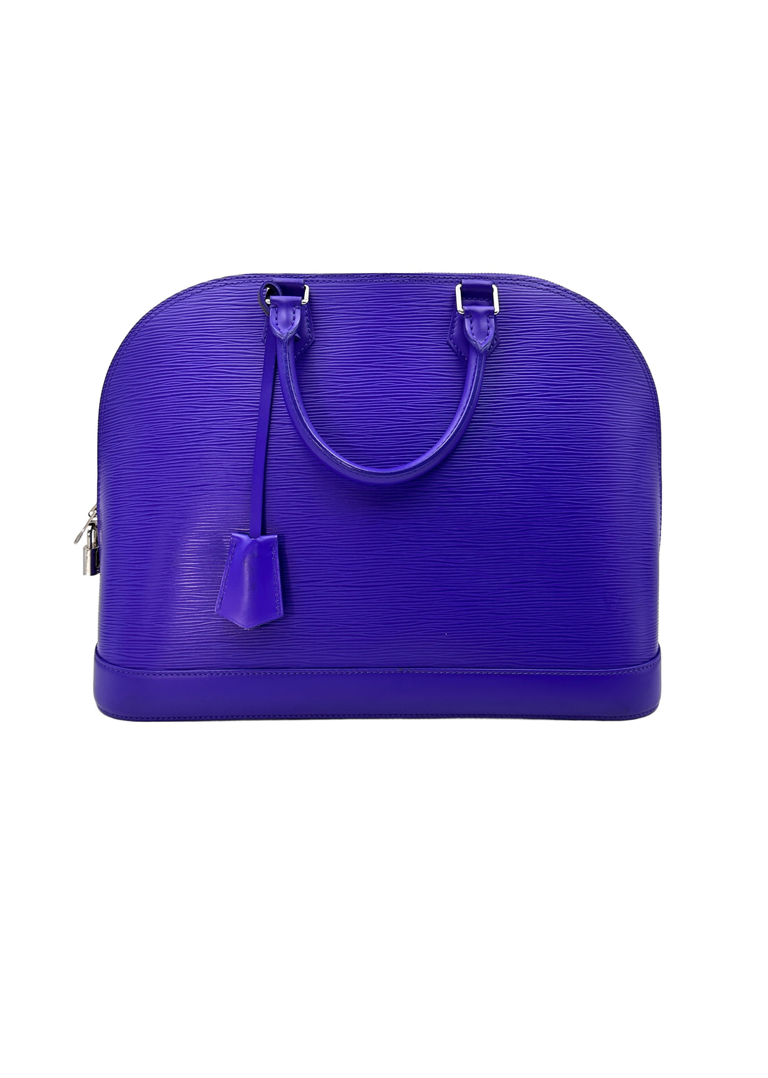 Louis Vuitton Alma Blue Epi Leather Handle Bag LV1961