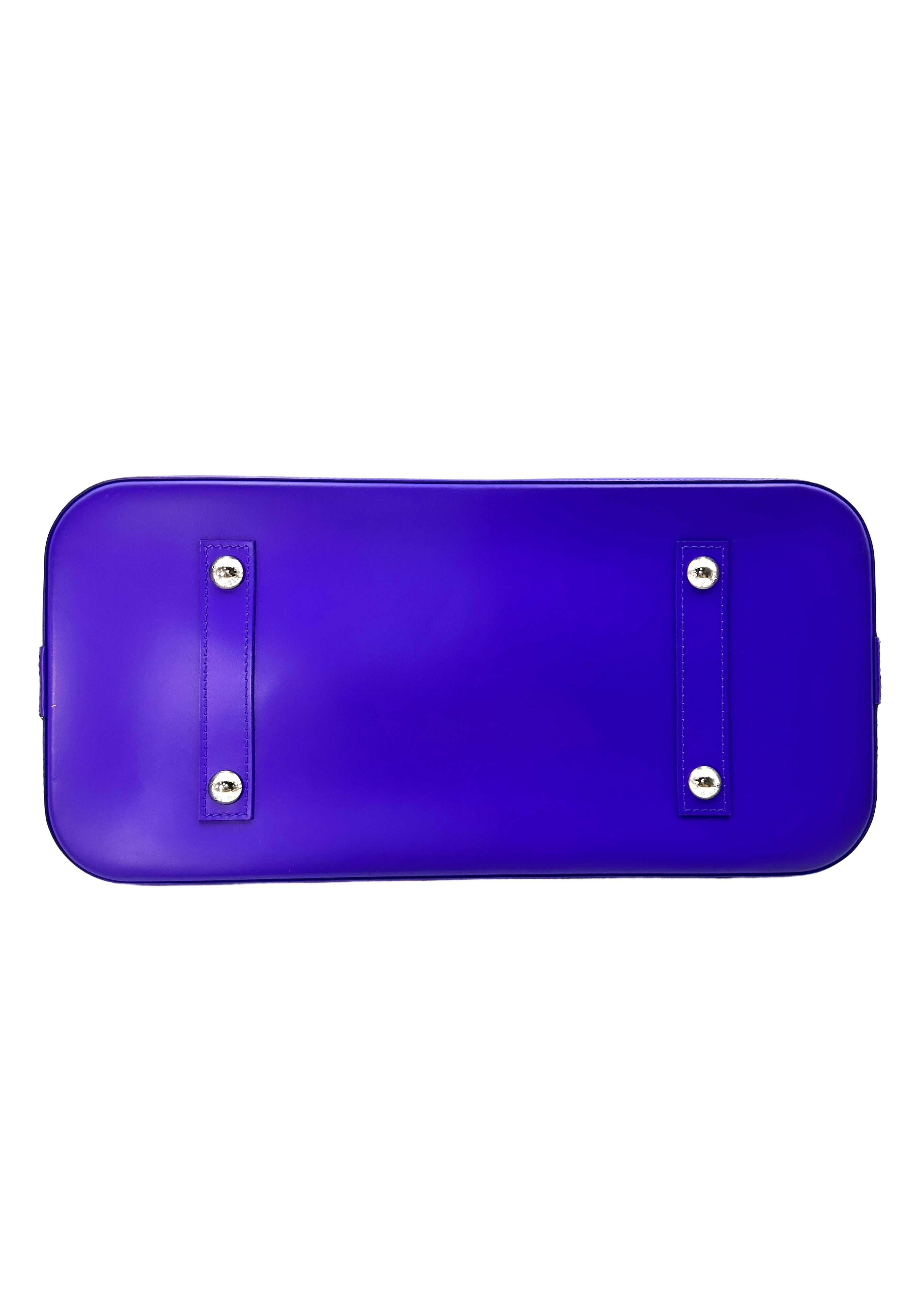 Louis Vuitton Alma Blue Epi Leather Handle Bag LV1961