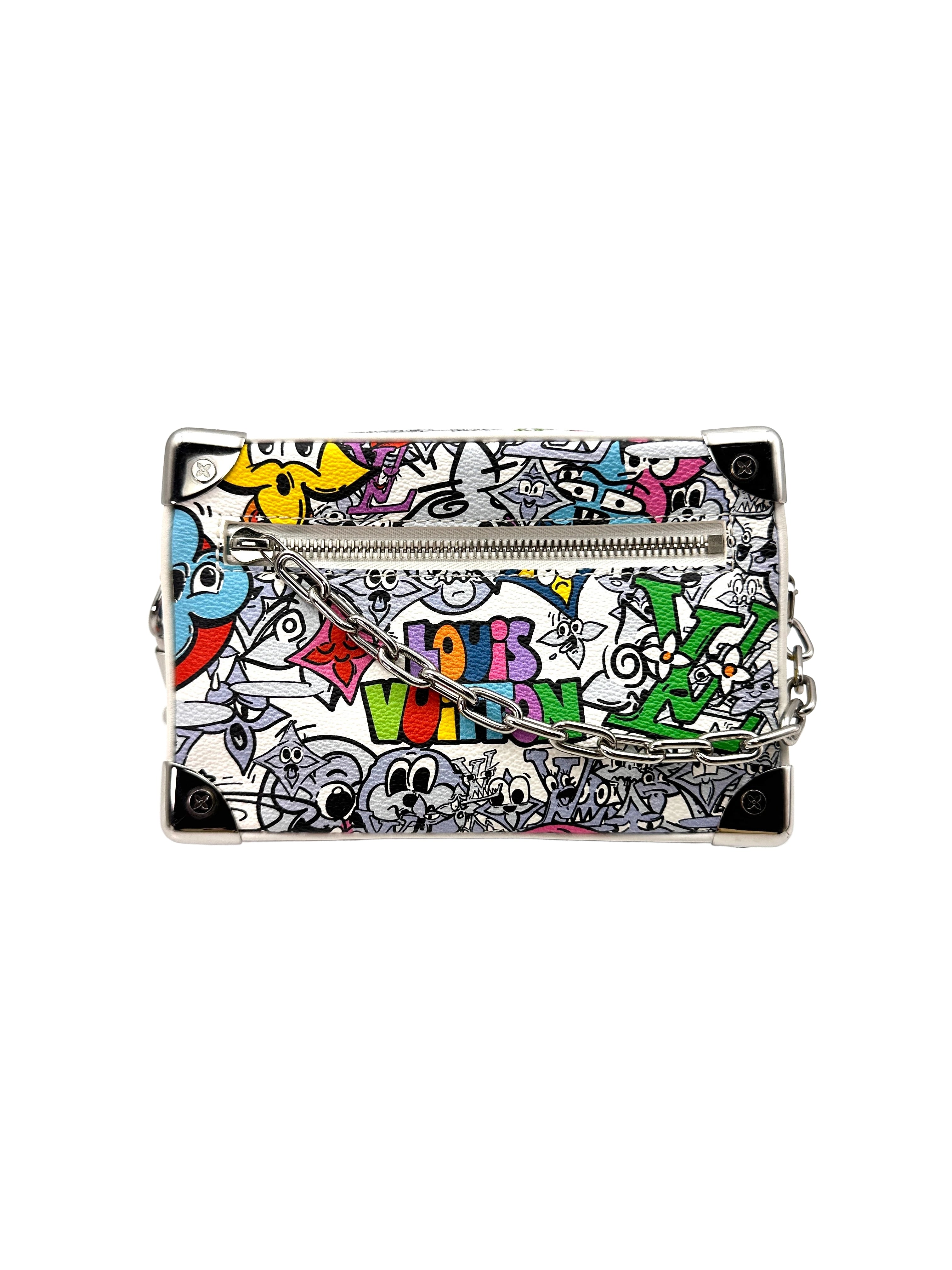 Louis Vuitton Solf Trunk Multicolor Monogram Comics Canvas Shoulder Bag LV1965