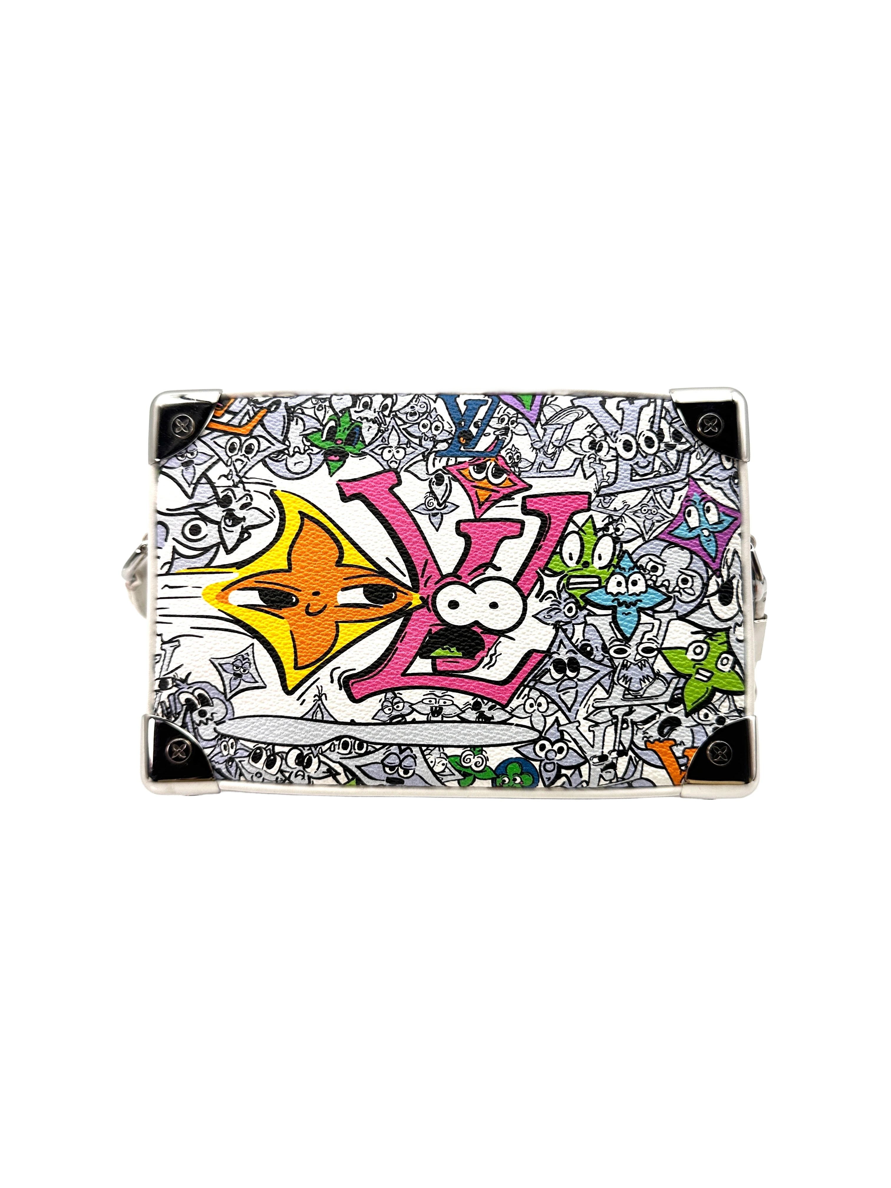 Louis Vuitton Solf Trunk Multicolor Monogram Comics Canvas Shoulder Bag LV1965