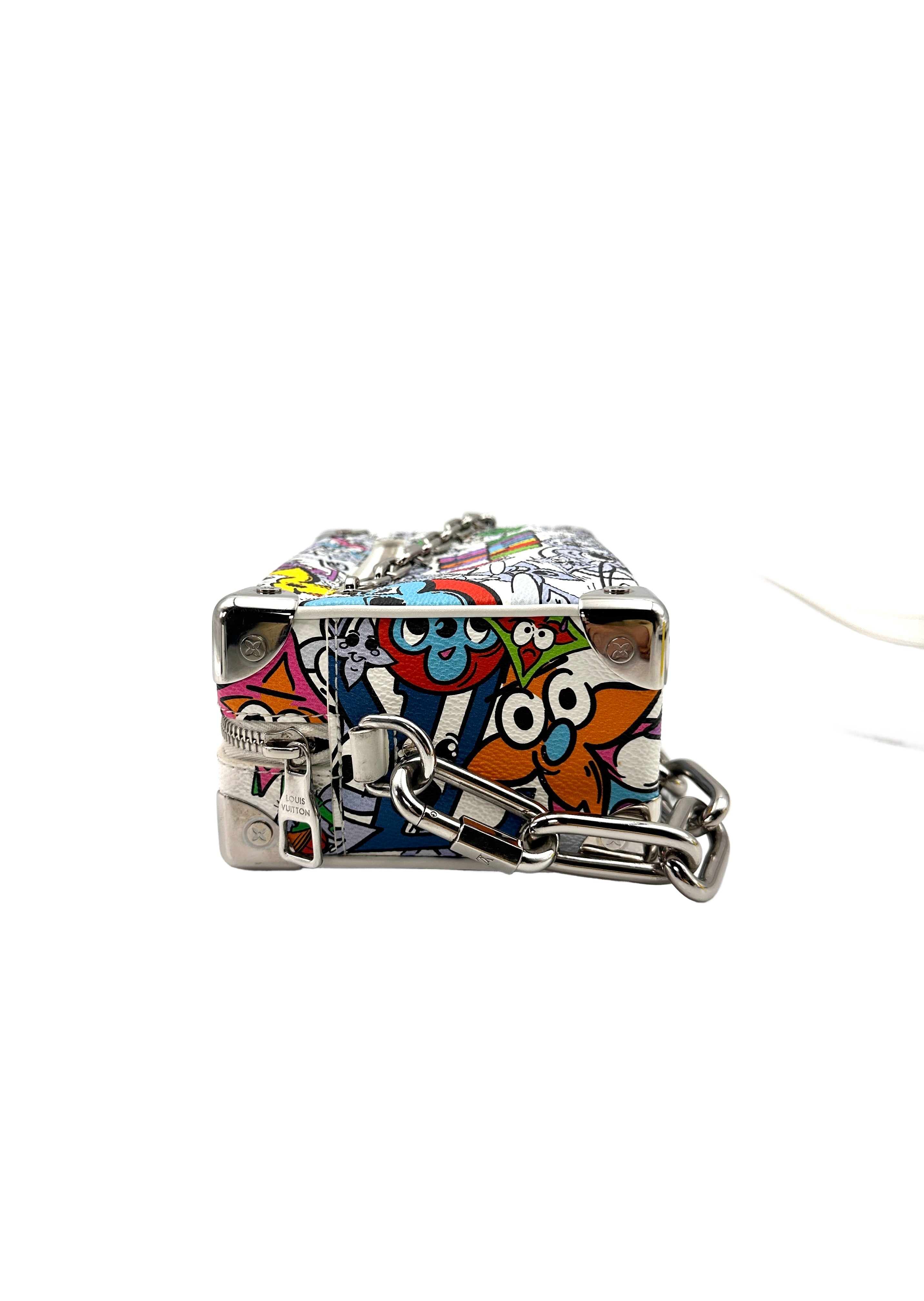 Louis Vuitton Solf Trunk Multicolor Monogram Comics Canvas Shoulder Bag LV1965