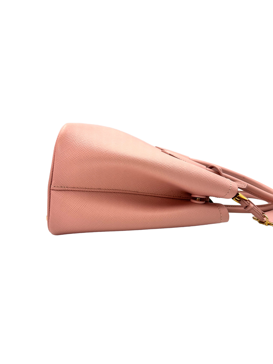 Prada Double Pink Saffiano Handle Bag PR191
