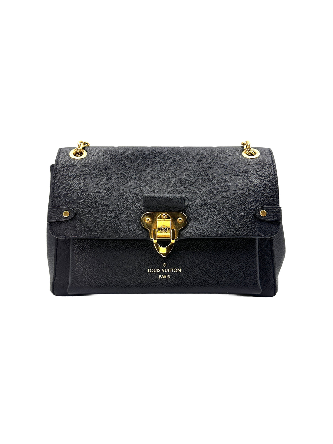 Louis Vuitton Vavin PM Black Monogram Empreinte Leather Shoulder Bag LV1968