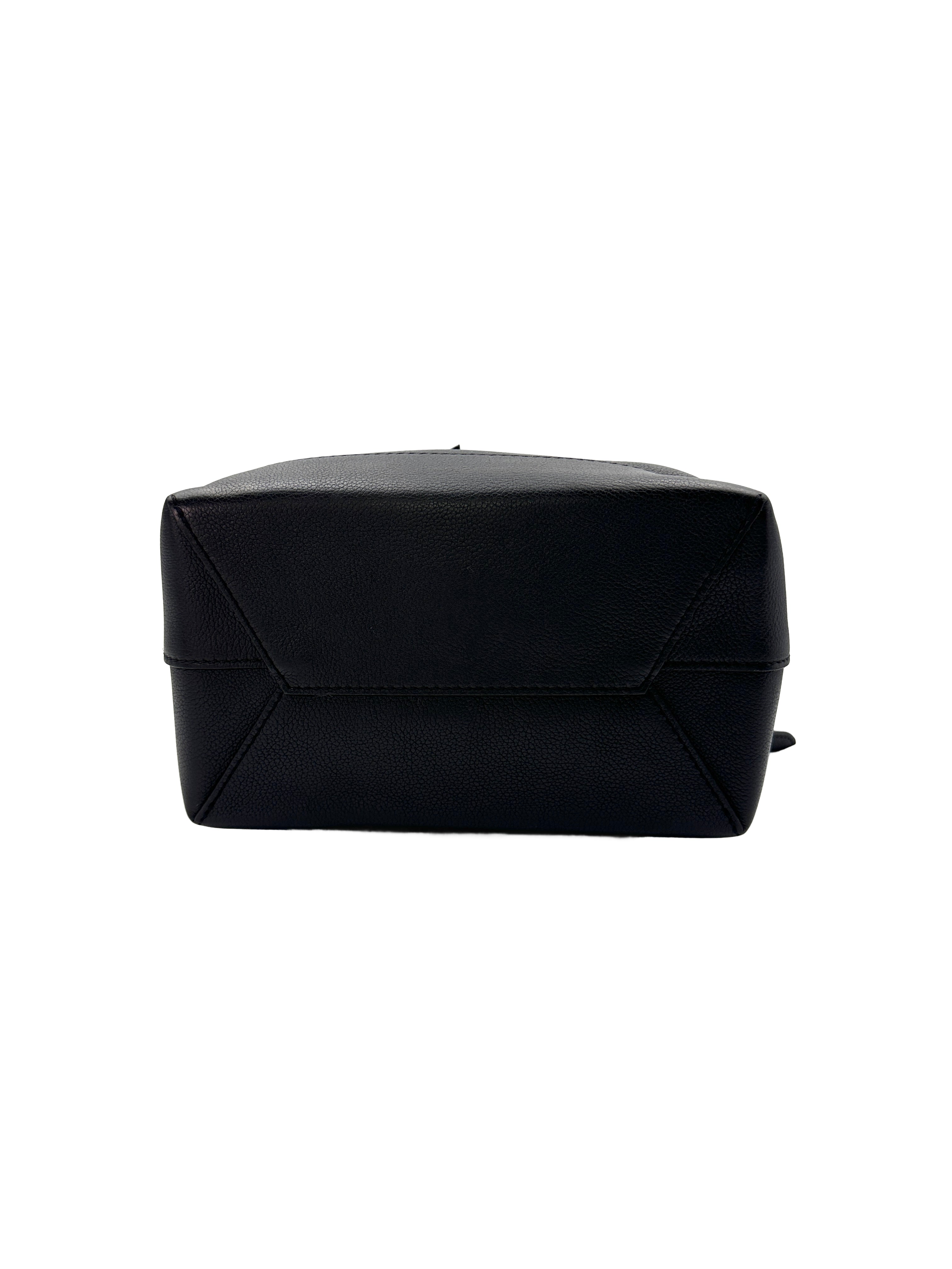 Louis Vuitton Lockme PM Black Leather Handle Backpack LV1969