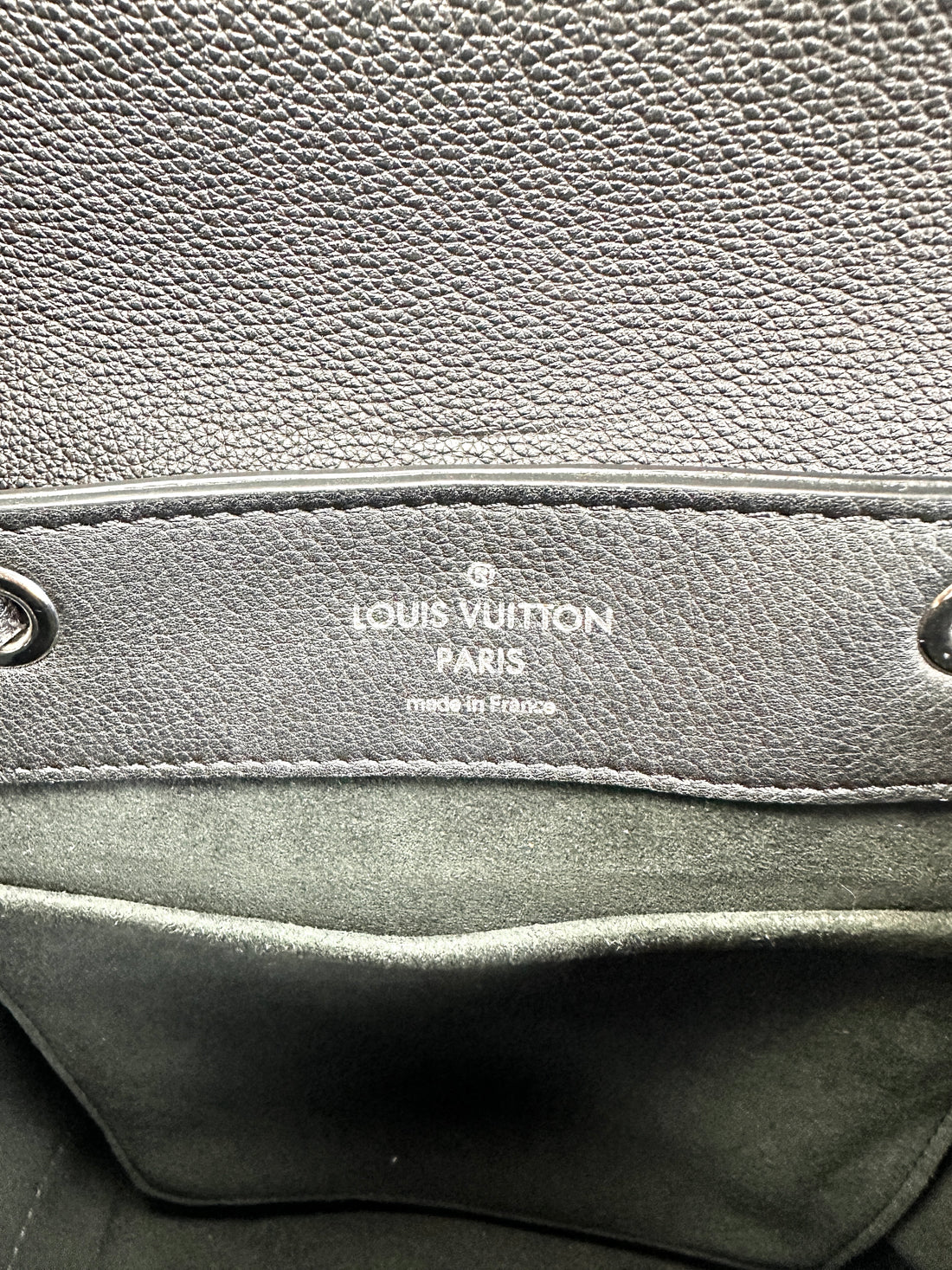 Louis Vuitton Lockme PM Black Leather Handle Backpack LV1969