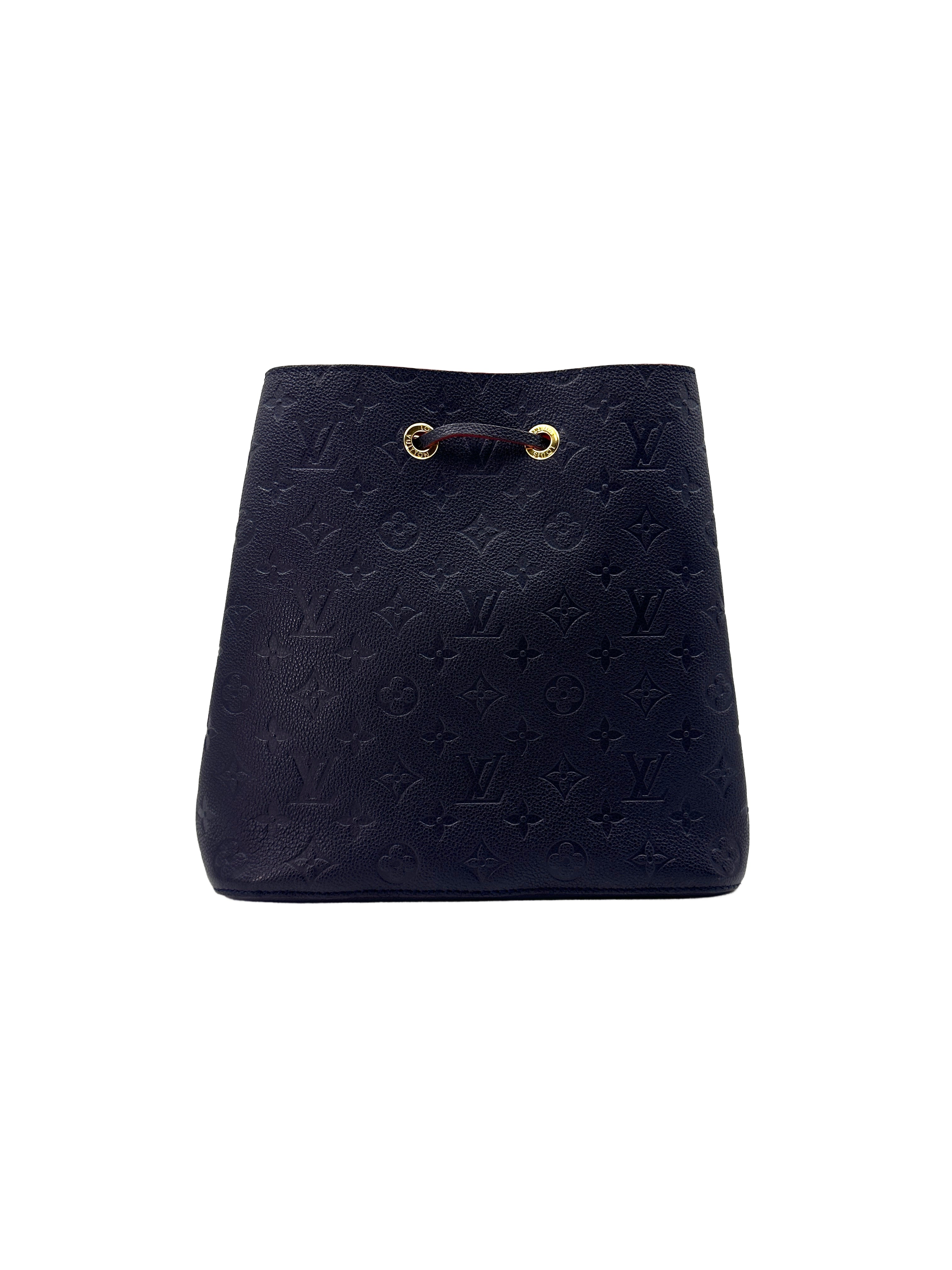 Louis Vuitton NeoNeo Black Monogram Empreinte Handle Bucket Bag LV1988