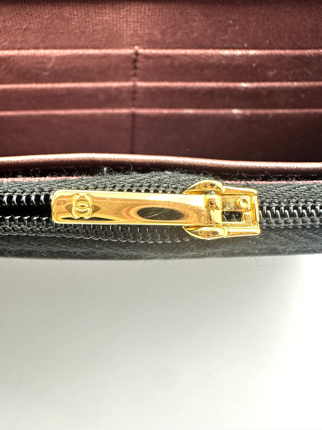 Chanel Black Quilted Calfskin Wallet On Chain With Gold Buckle(N9***H7) CC1437