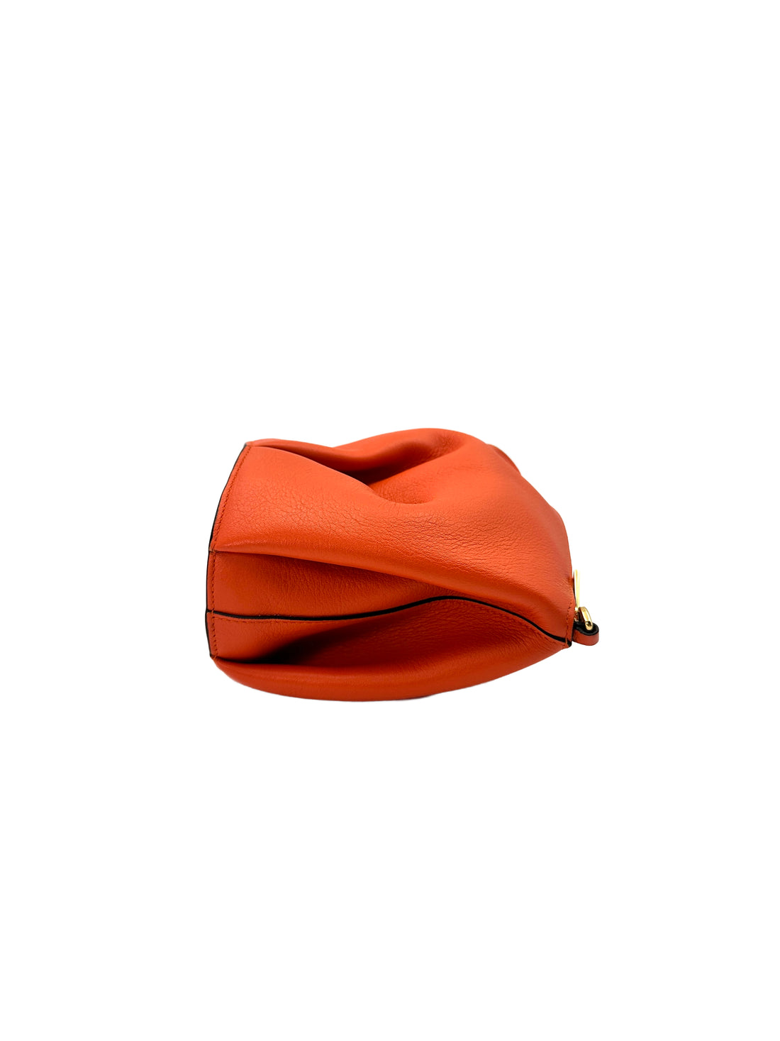 Loewe Orange Leather Elephant Bag LW74