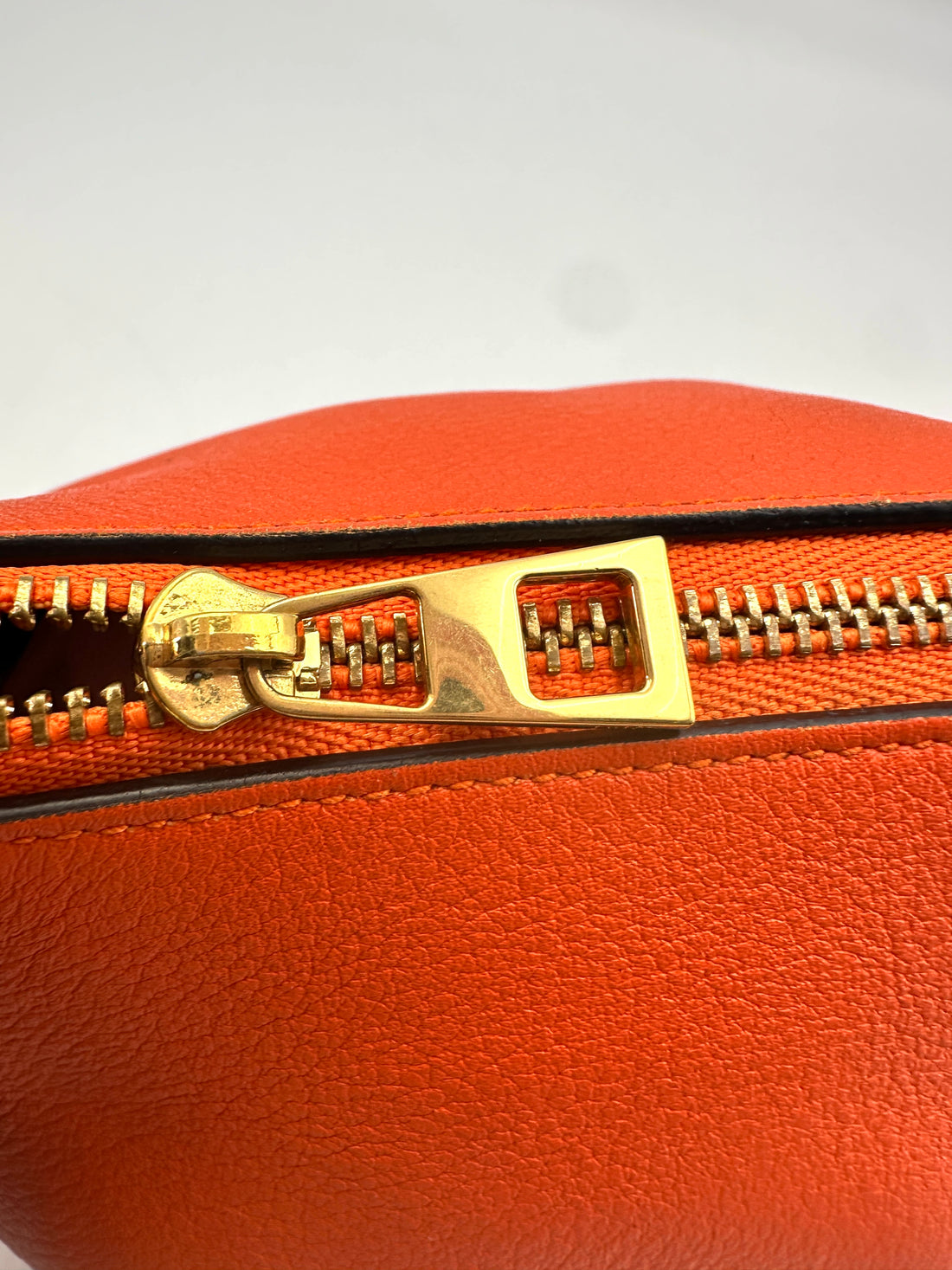 Loewe Orange Leather Elephant Bag LW74