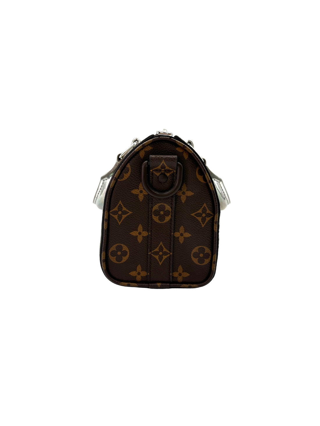 Louis Vuitton Keepall25 Metallic Nebula Monogram Canvas Handle Bag LV1981