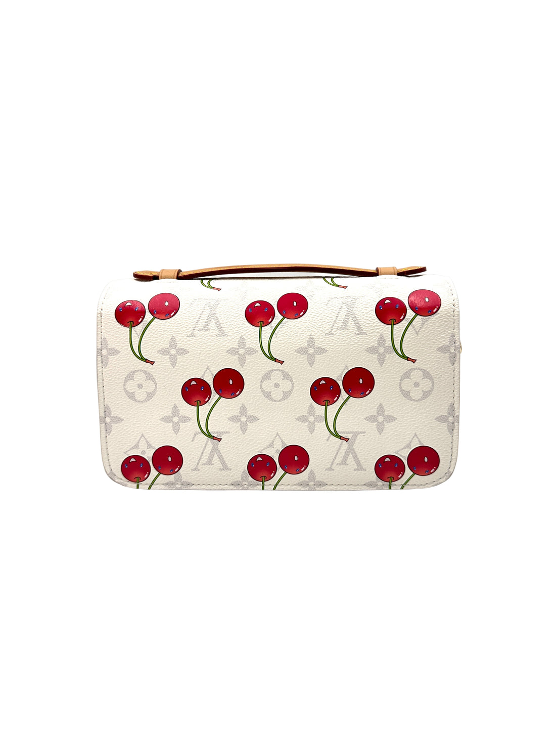 Louis Vuitton x Takashi Murakami Pochette Metis East West Monogram Cerises Chain Bag LV1979