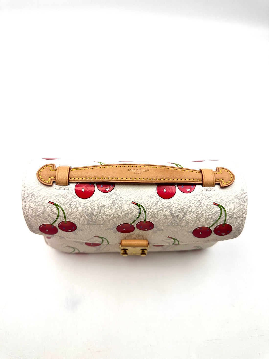 Louis Vuitton x Takashi Murakami Pochette Metis East West Monogram Cerises Chain Bag LV1979