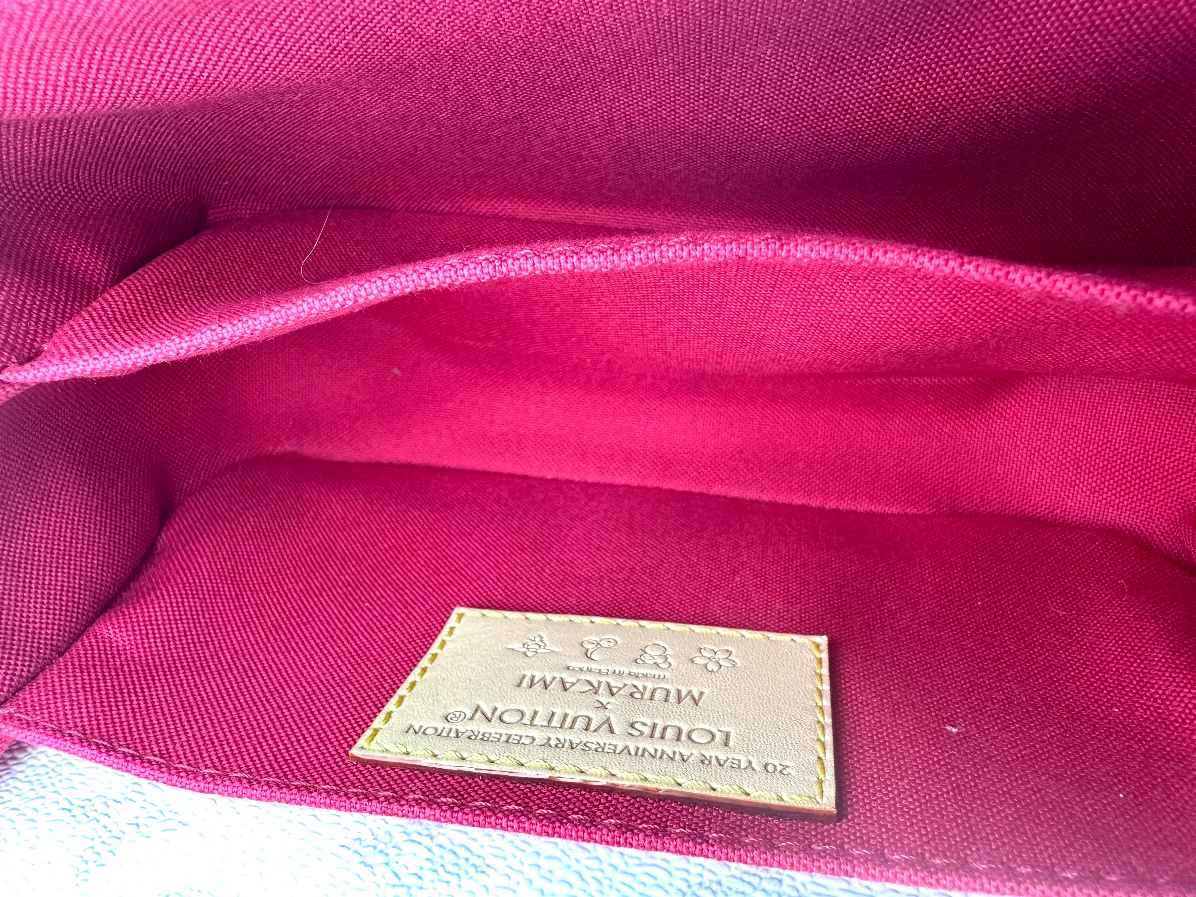 Louis Vuitton x Takashi Murakami Pochette Metis East West Monogram Cerises Chain Bag LV1979