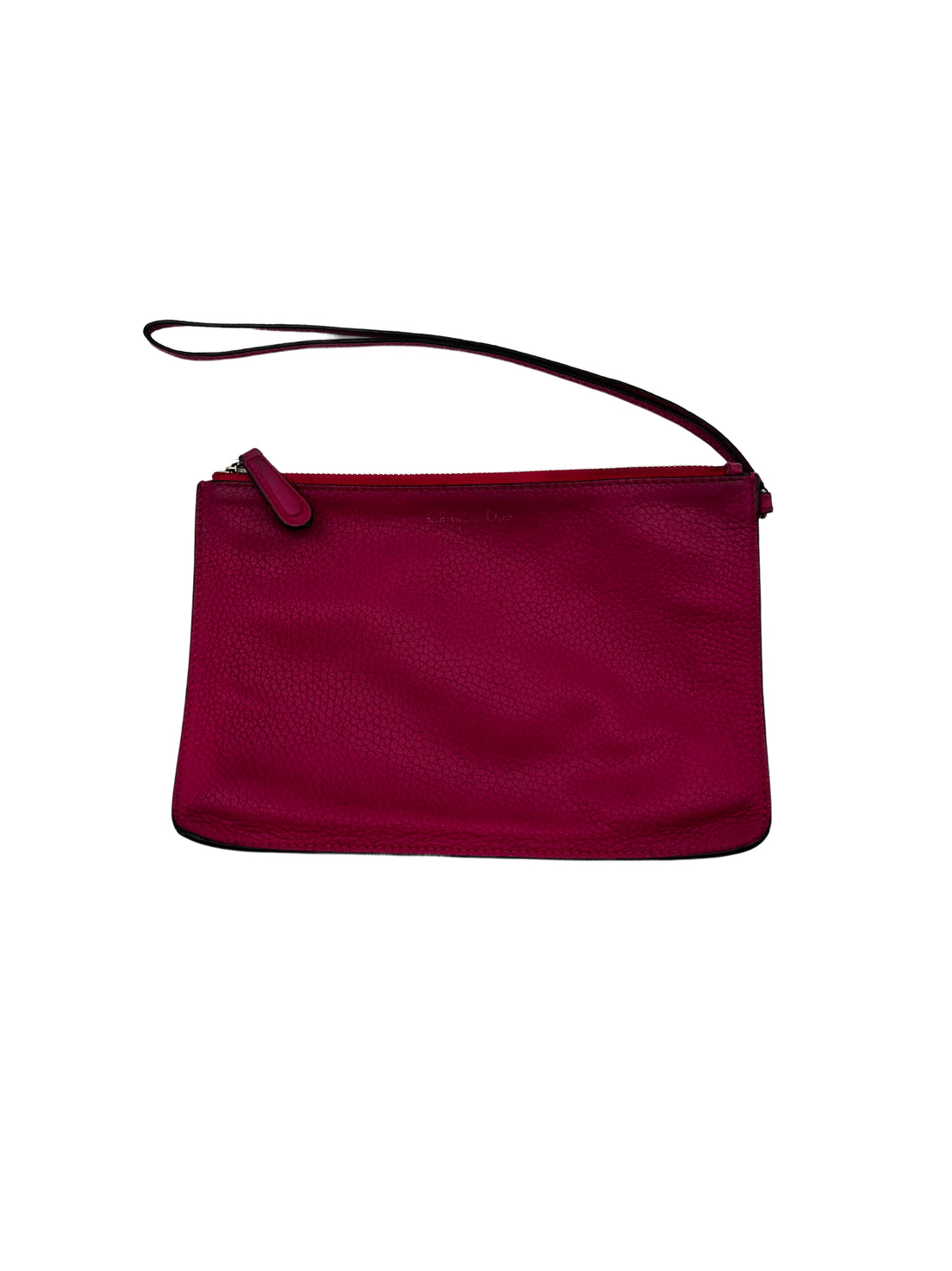 Christian Dior Diorissimo Pink Leather Large Size Handle Bag With Pouch DR511
