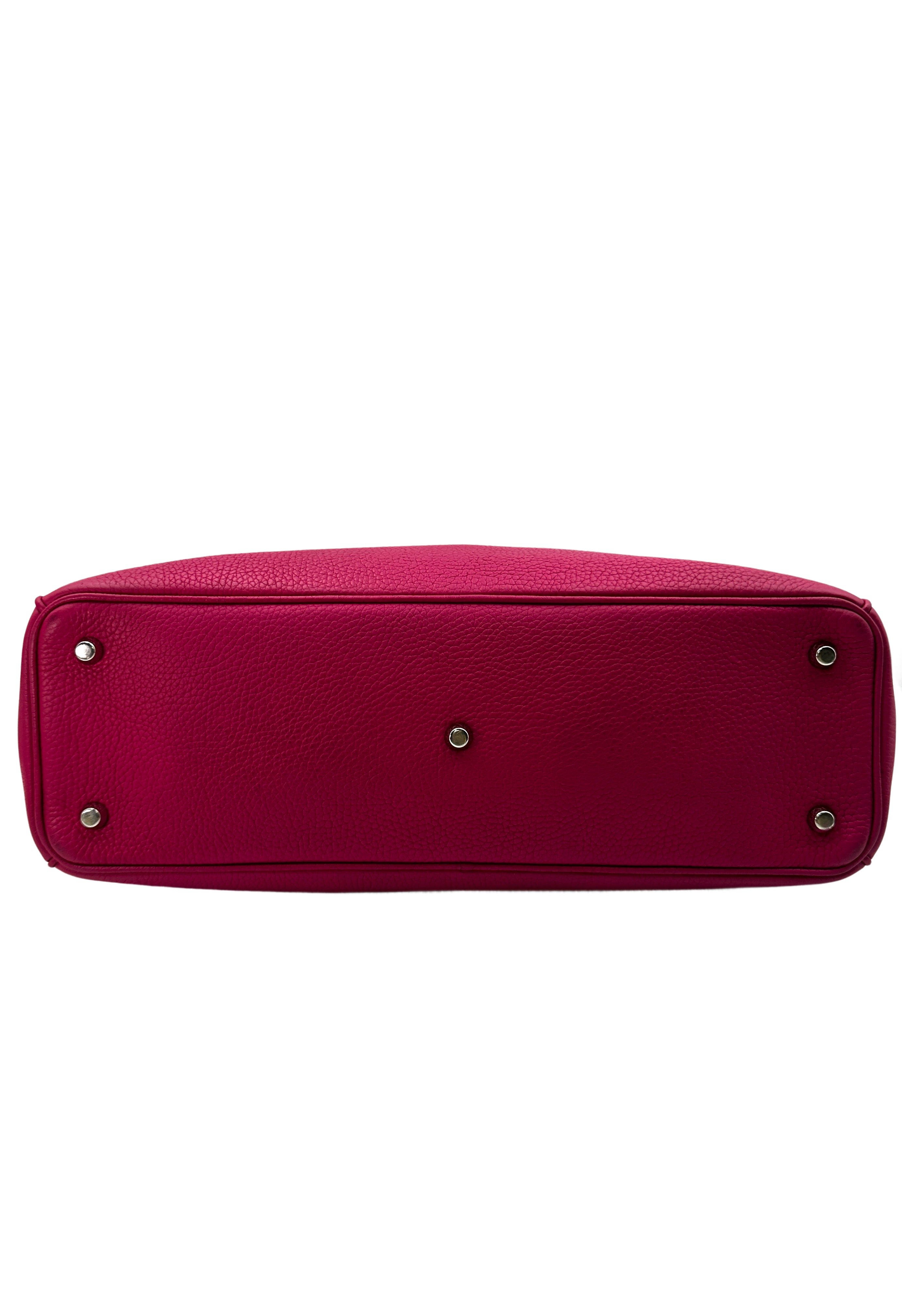 Christian Dior Diorissimo Pink Leather Large Size Handle Bag With Pouch DR511