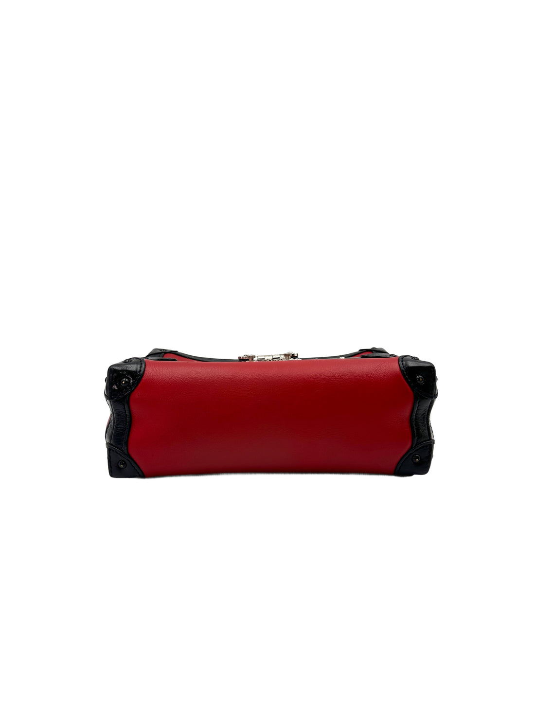 Louis Vuitton Petite Malle Black/Red Leather Shoulder Bag LV1973