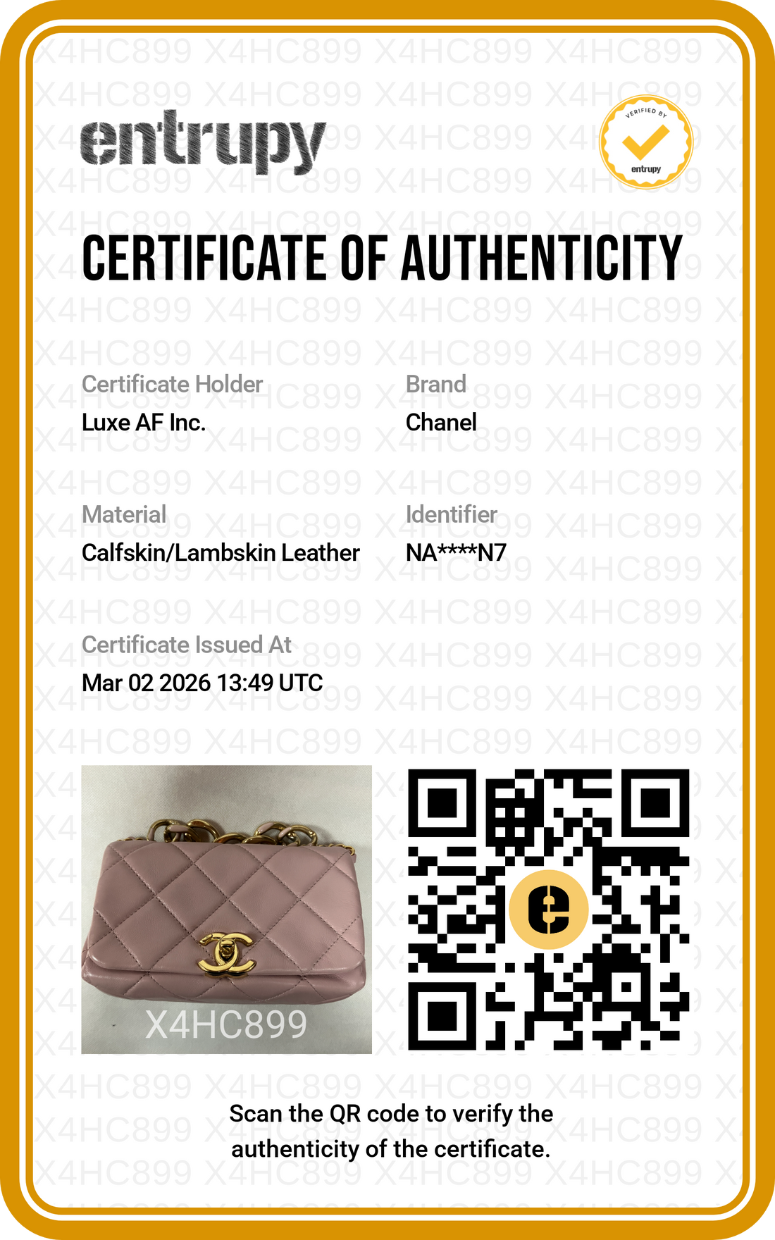 Chanel 22A Metiers d'Art Pink Quilted Leather Flap Bag With Oversized Gold Chain Handle(NA***N7) IRIS026