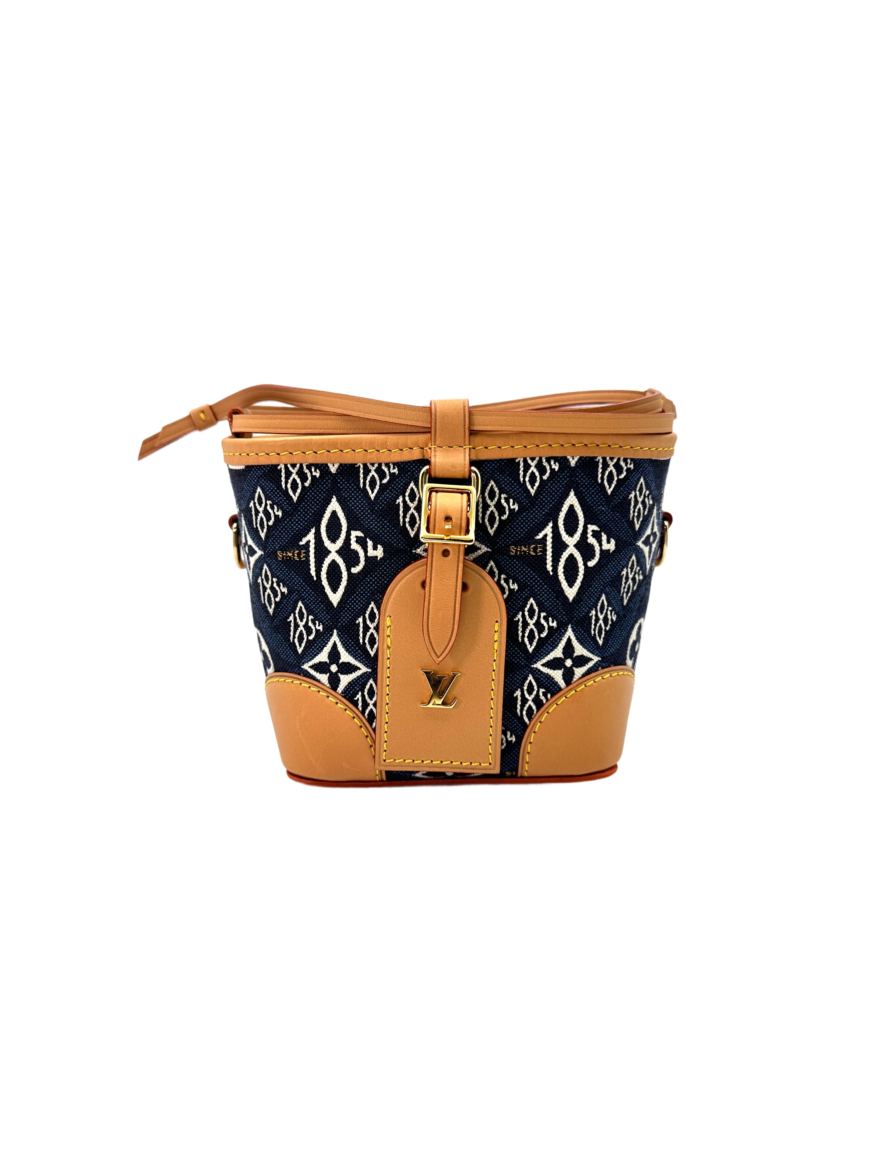 Louis Vuitton Since 1854 Noe Purse Blue Monogram Jacquard Shoulder Bag LV1977