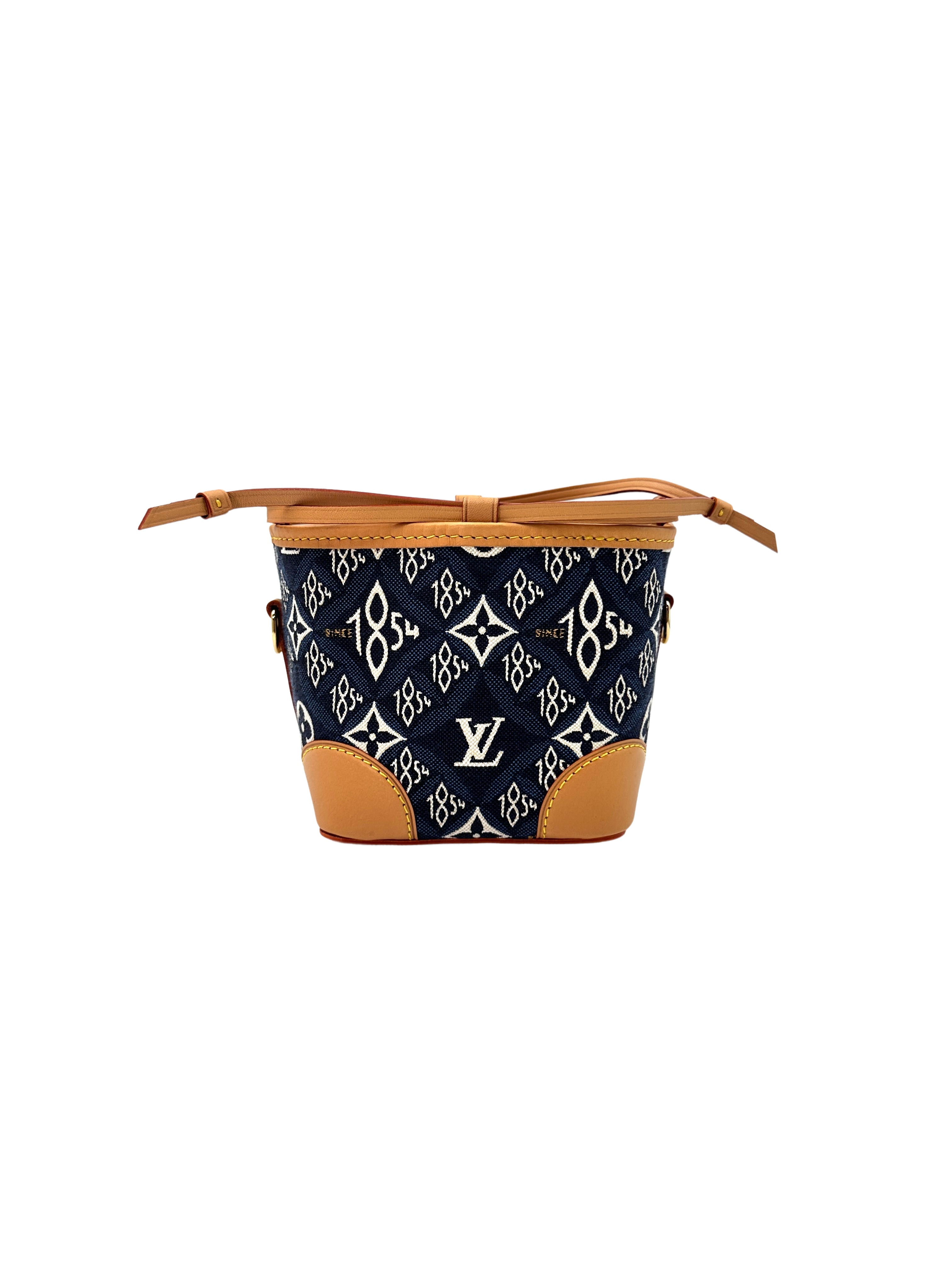 Louis Vuitton Since 1854 Noe Purse Blue Monogram Jacquard Shoulder Bag LV1977