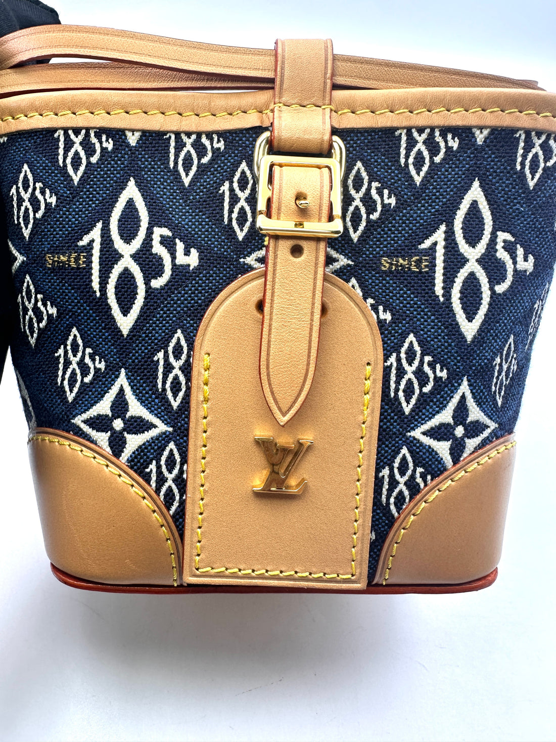 Louis Vuitton Since 1854 Noe Purse Blue Monogram Jacquard Shoulder Bag LV1977