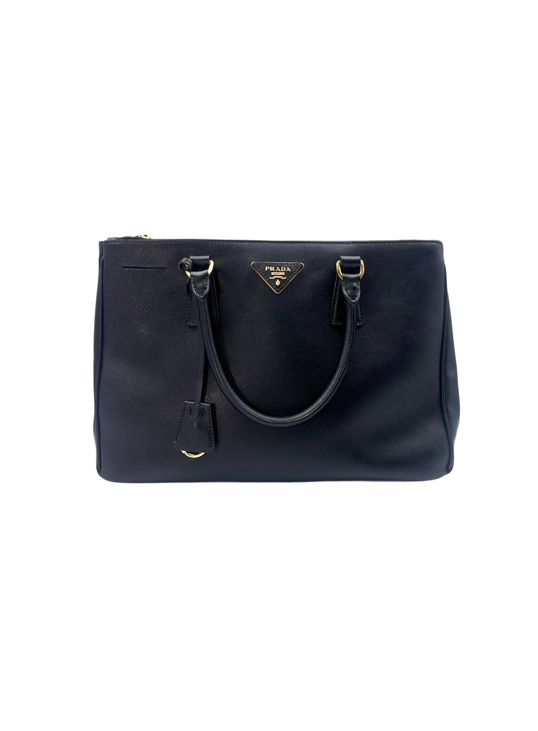 Prada Galleria Black Saffiano Large Size Handle Bag PR193