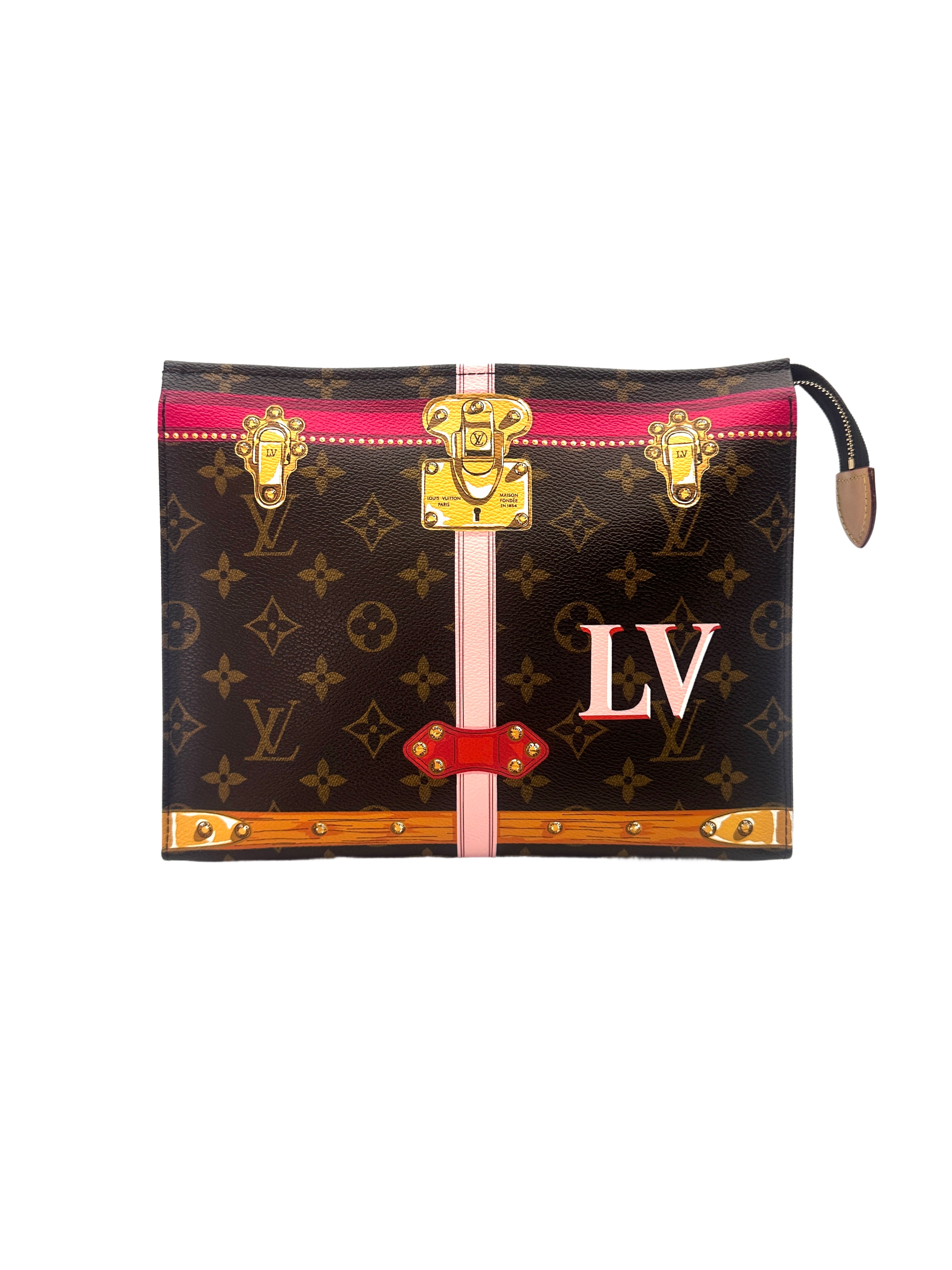 Louis Vuitton Summer Trunks Trompe L'oeil Pouch LV1982